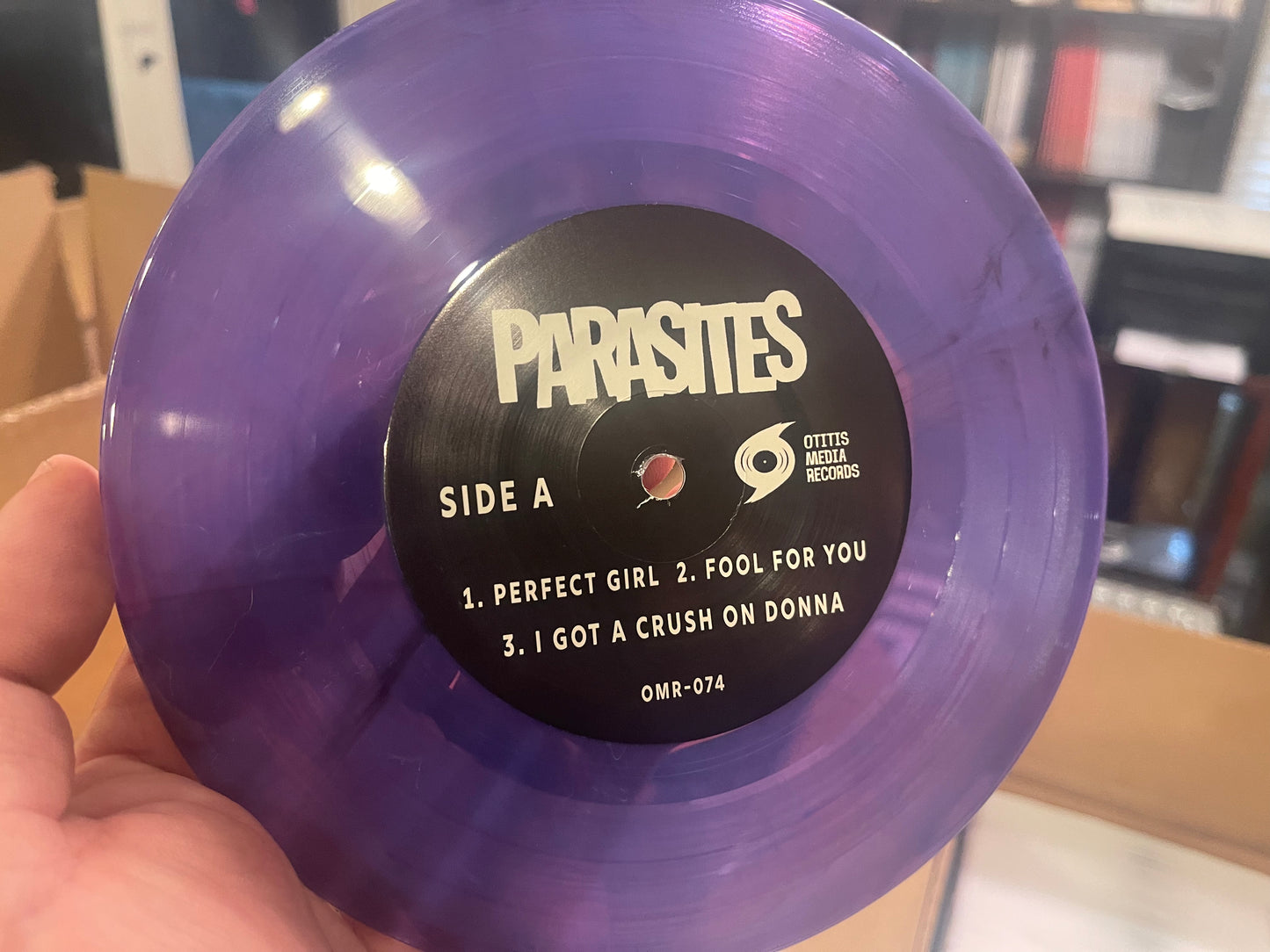 OMR-074 PARASITES “EP-onymous” 7 inch Vinyl (Random Colored)