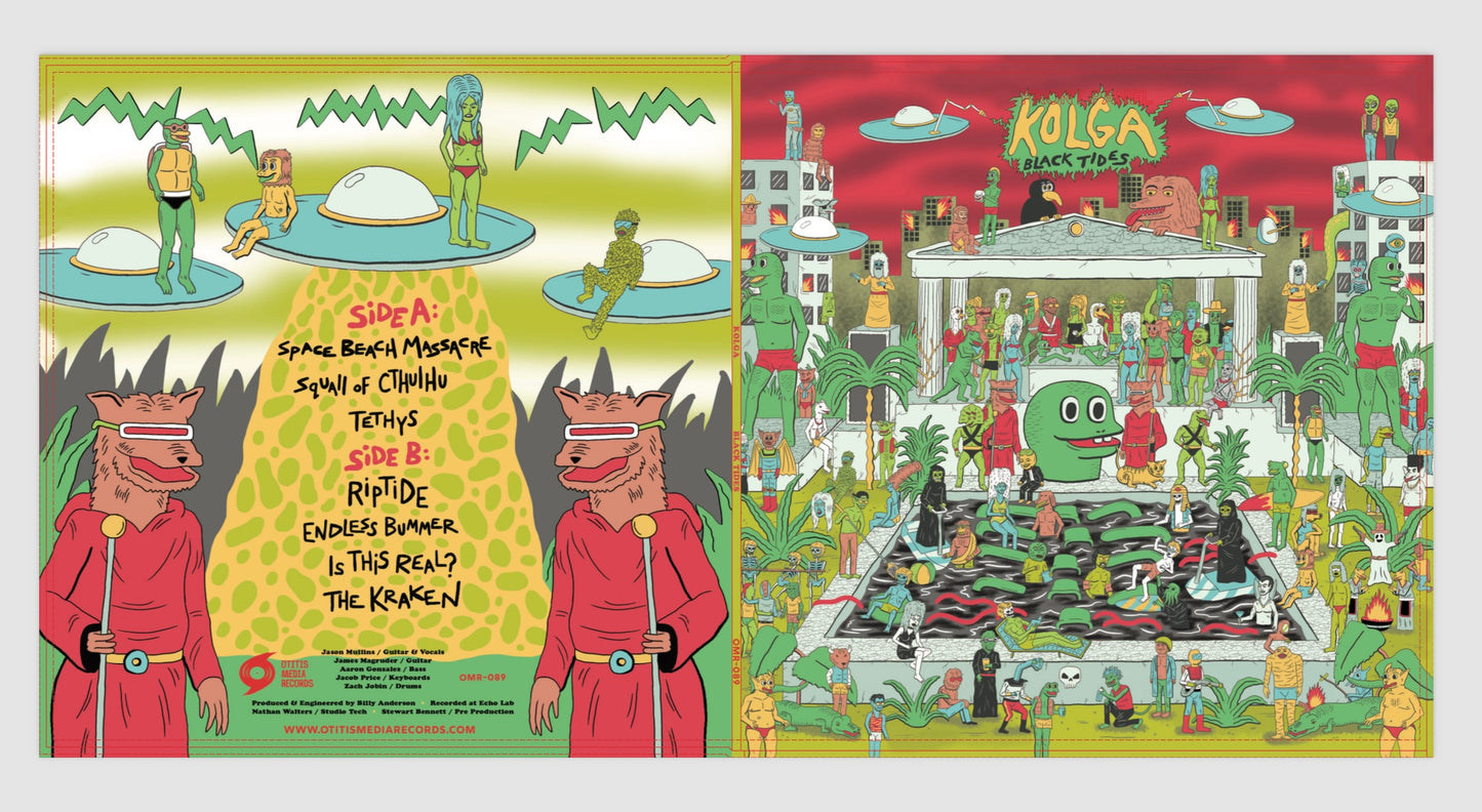 OMR-089 Kolga “Black Tides” LP (Random Colored Vinyl) Pre-Order (Release Date 3/29/24!)