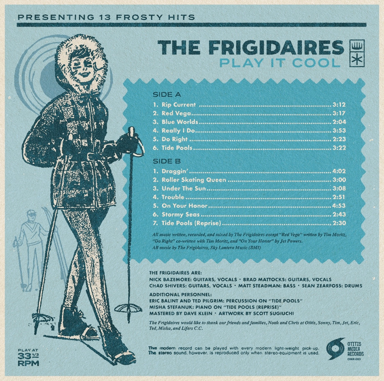 OMR-083 The Frigidaires “Play It Cool” CD/Random Color Vinyl/Wax Mage