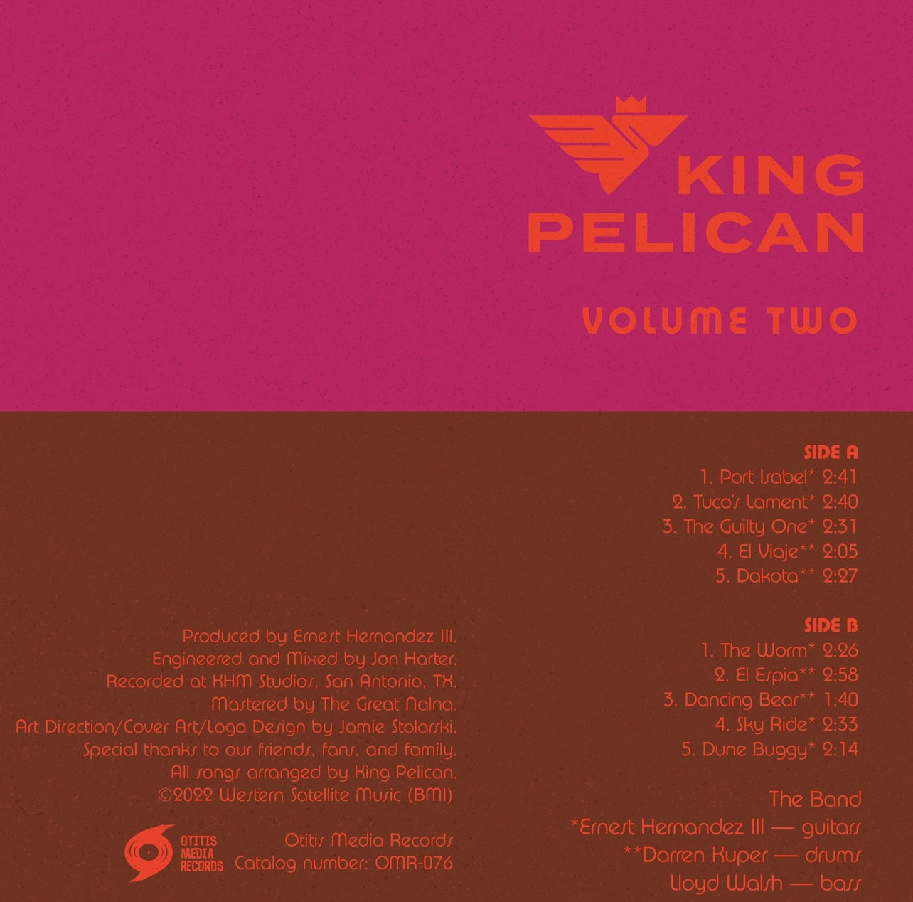 OMR-076 KING PELICAN “Volume 2” CD/LP/WAX MAGE