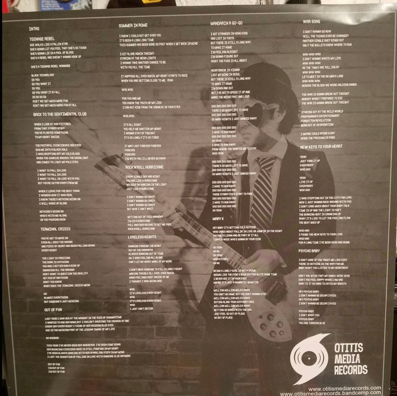 OMR-025 THE SINO HEARTS “Rock n’ Roll Hurricane” 12 inch Vinyl LP