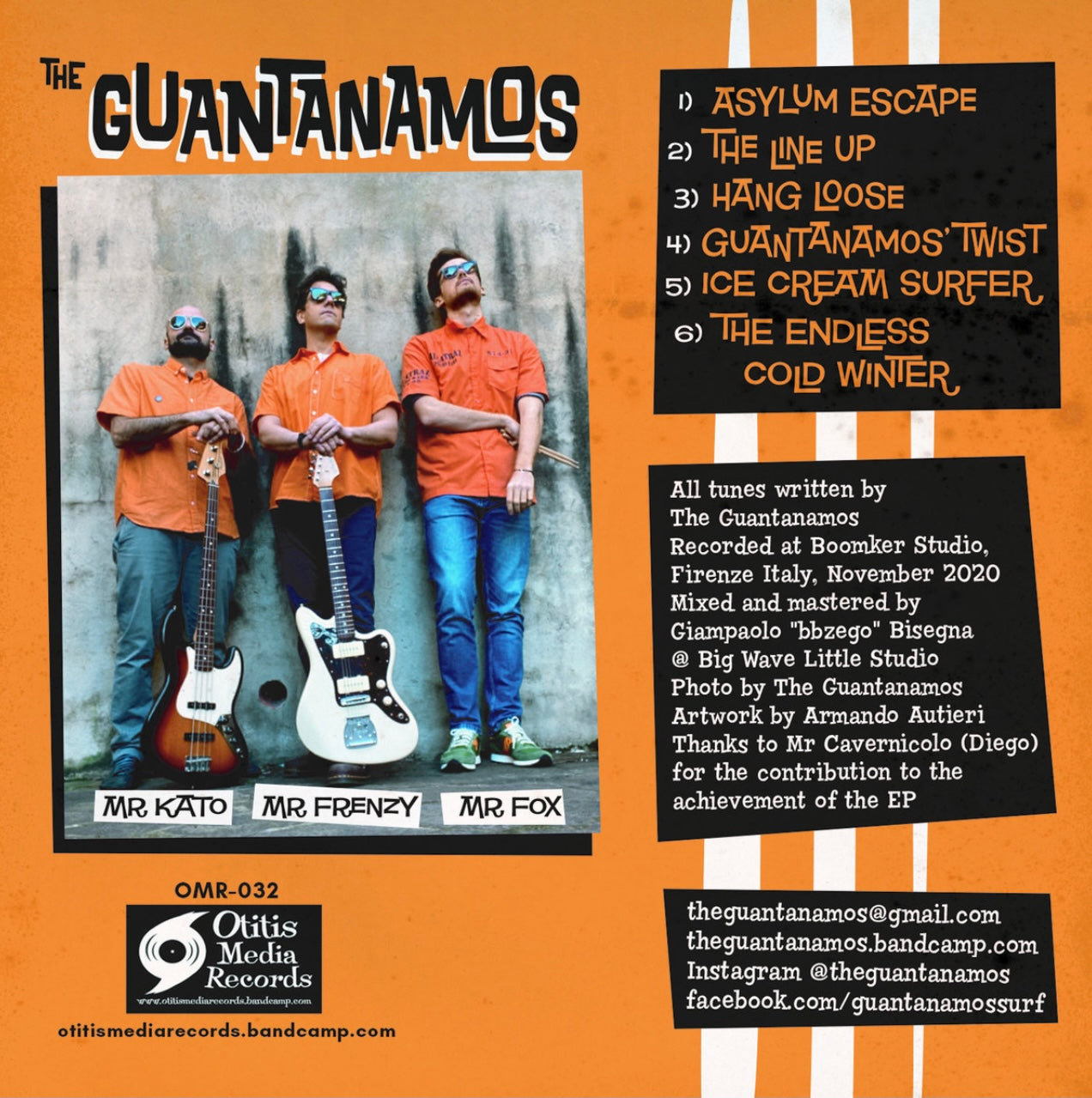 OMR-032 THE GUANTANAMOS “Asylum Escape” CD/EP