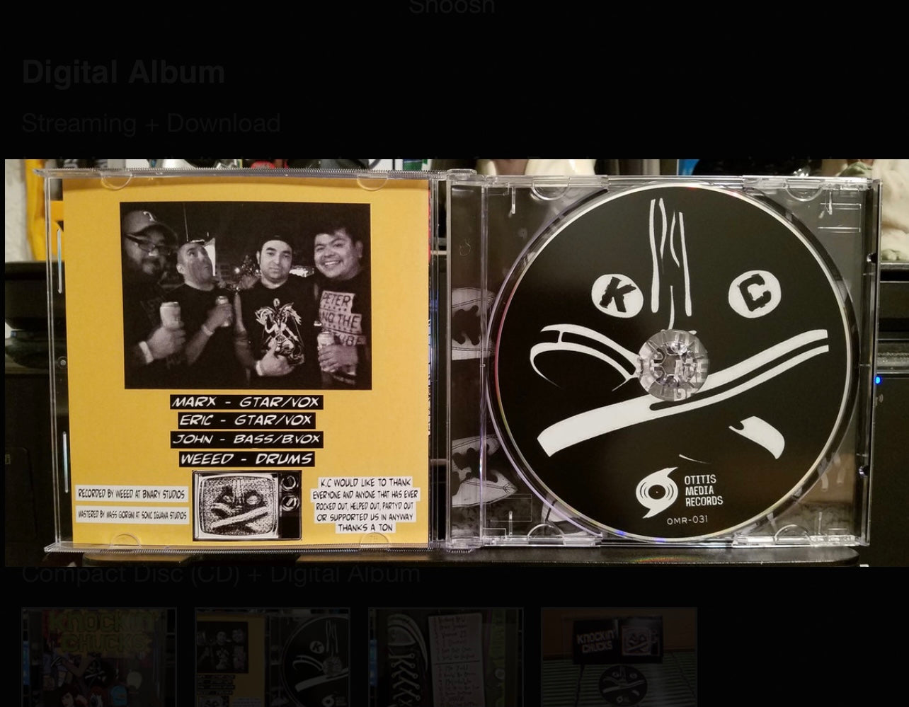 OMR-031 Knockin’ Chucks “Come Again?!” CD