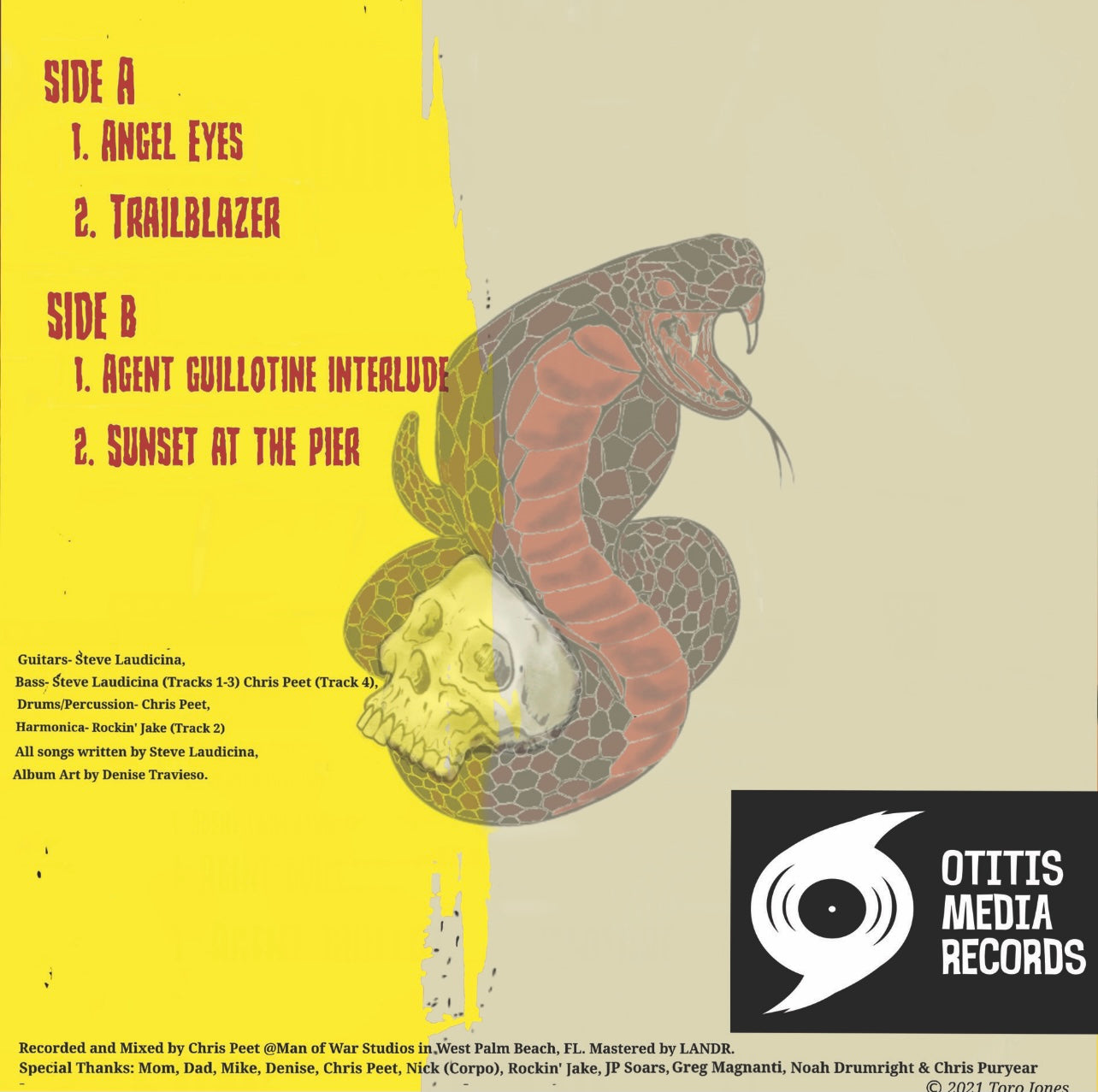 OMR-029 TORO JONES 7 inch (Colored Vinyl)
