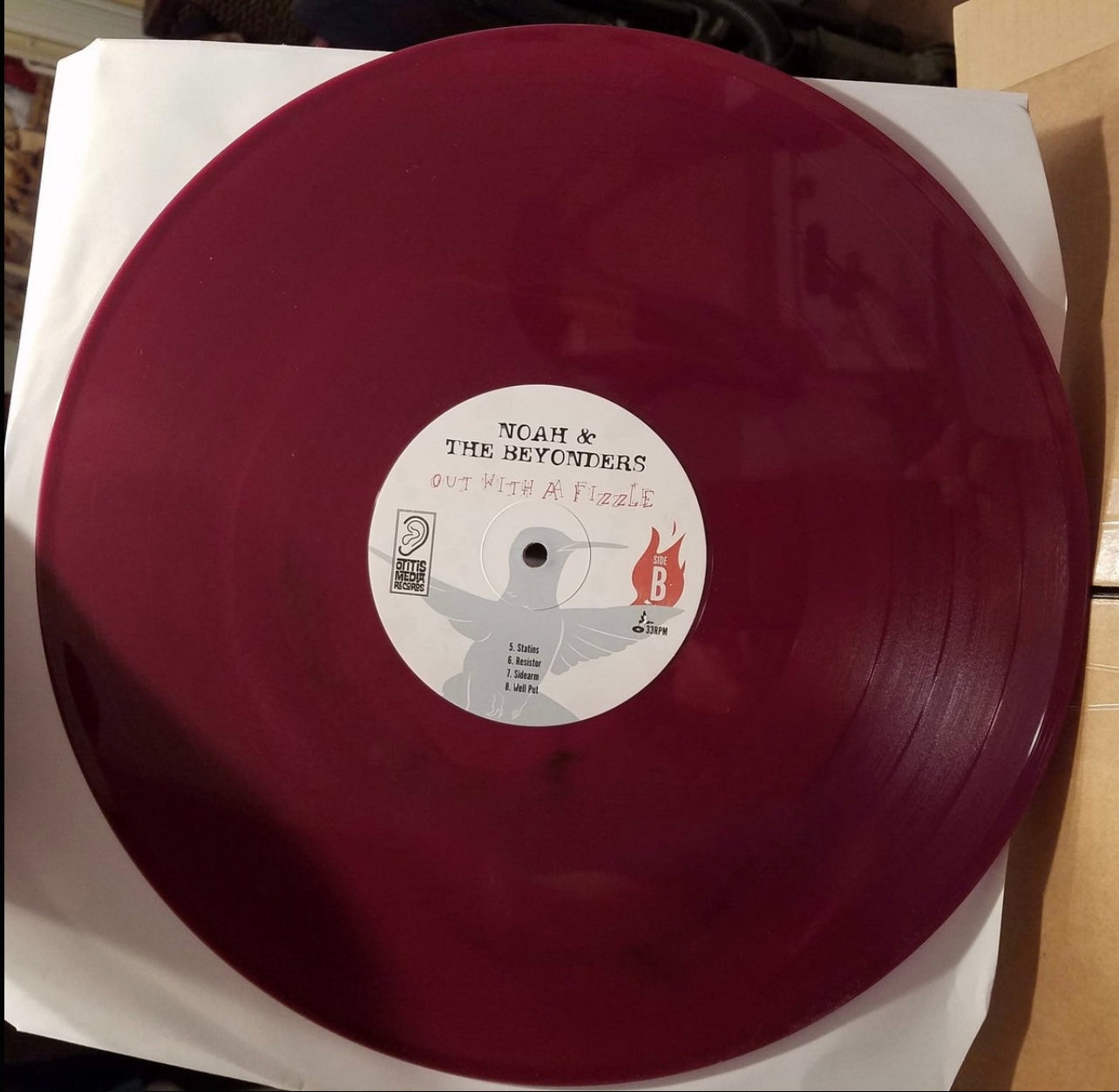 OMR-010 NOAH & THE BEYONDERS “Out With A Fizzle” 12 inch Colored Vinyl