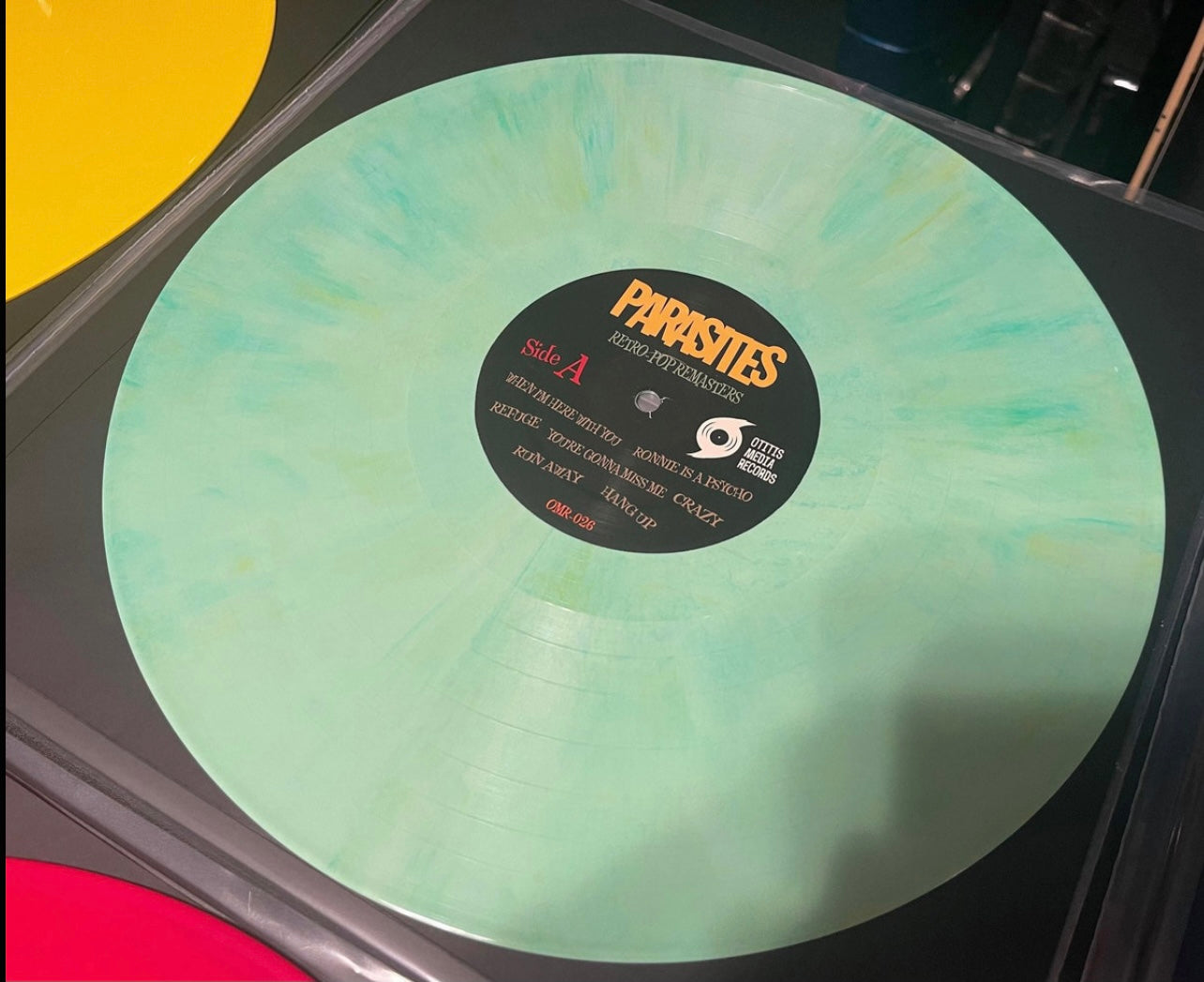 OMR-026 PARASITES “Retro-Pop Remasters” 12 inch Vinyl LP (Red,Yellow,Orange,Mint Green, Baby Blue Colored Vinyl)