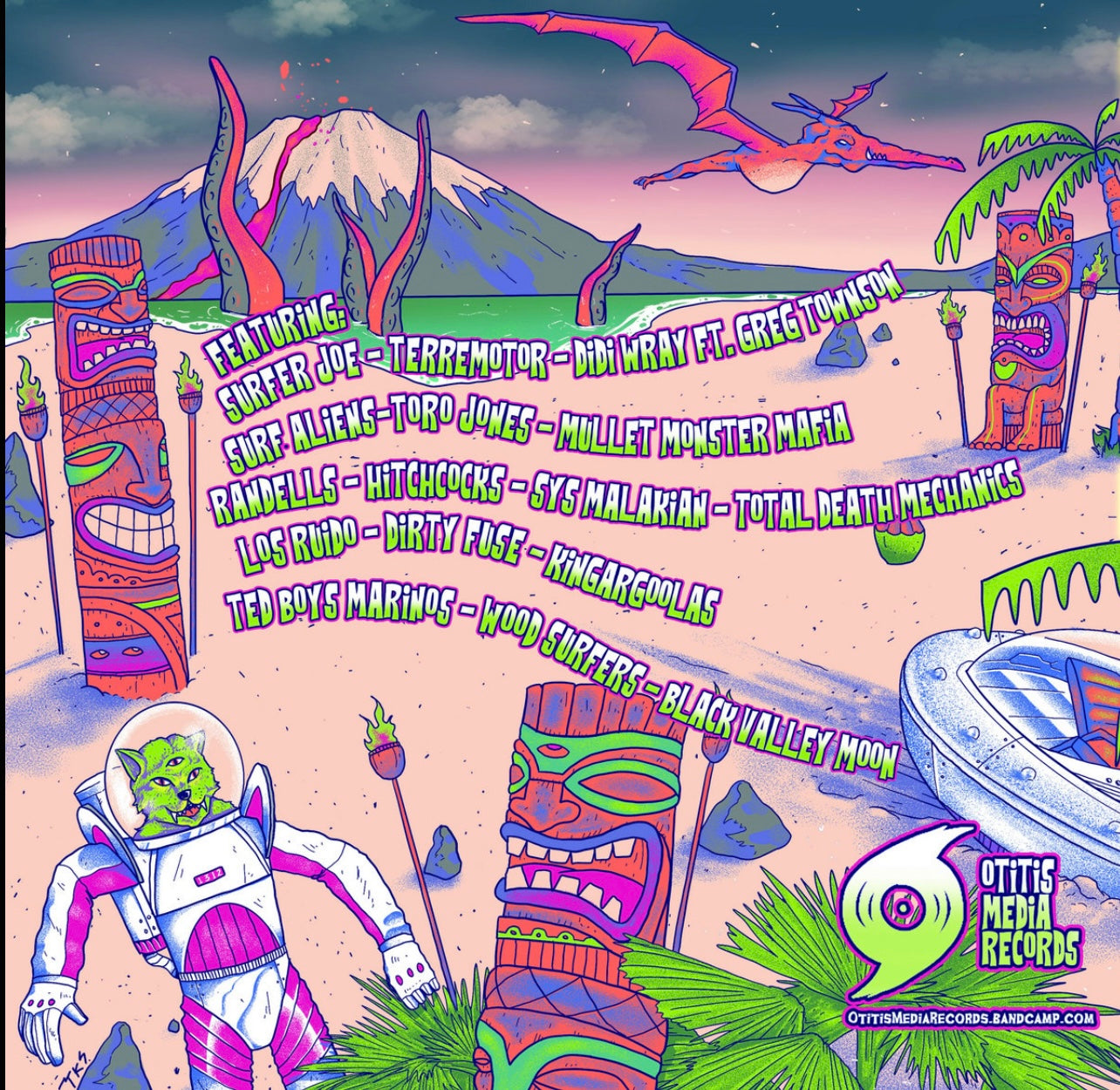 OMR-020 SURF YOU NEXT TUESDAY! (An OMR Compilation) 12 inch Random Colored Vinyl