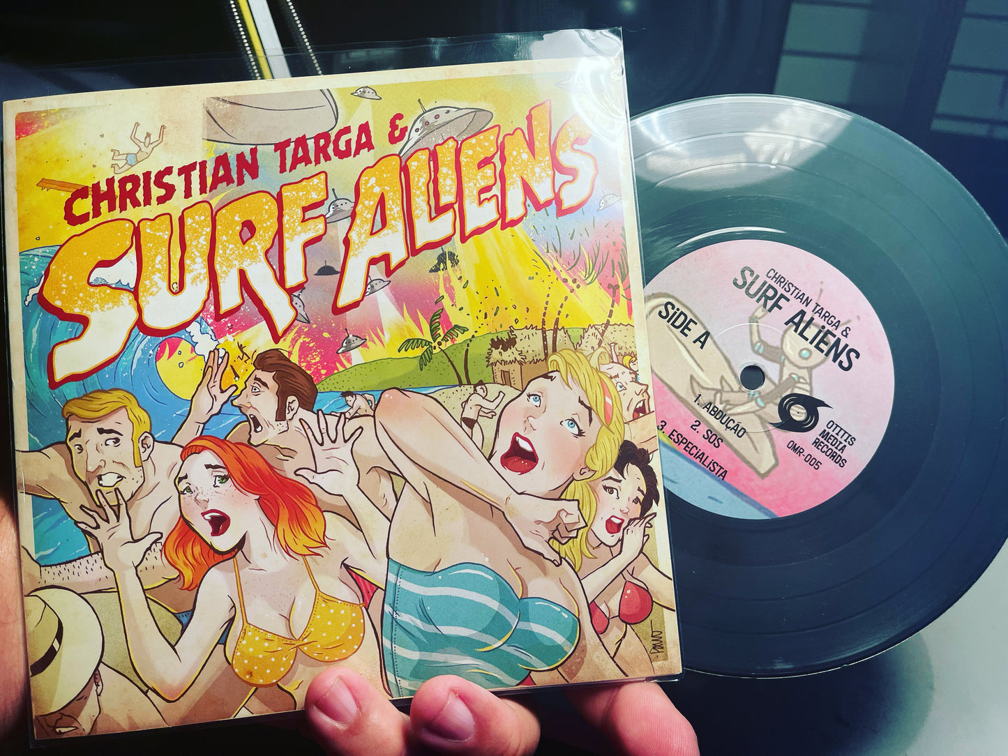 OMR-005 CHRISTIAN TARGA & THE SURF ALIENS (CD/EP, 7 inch Vinyl-Colored)