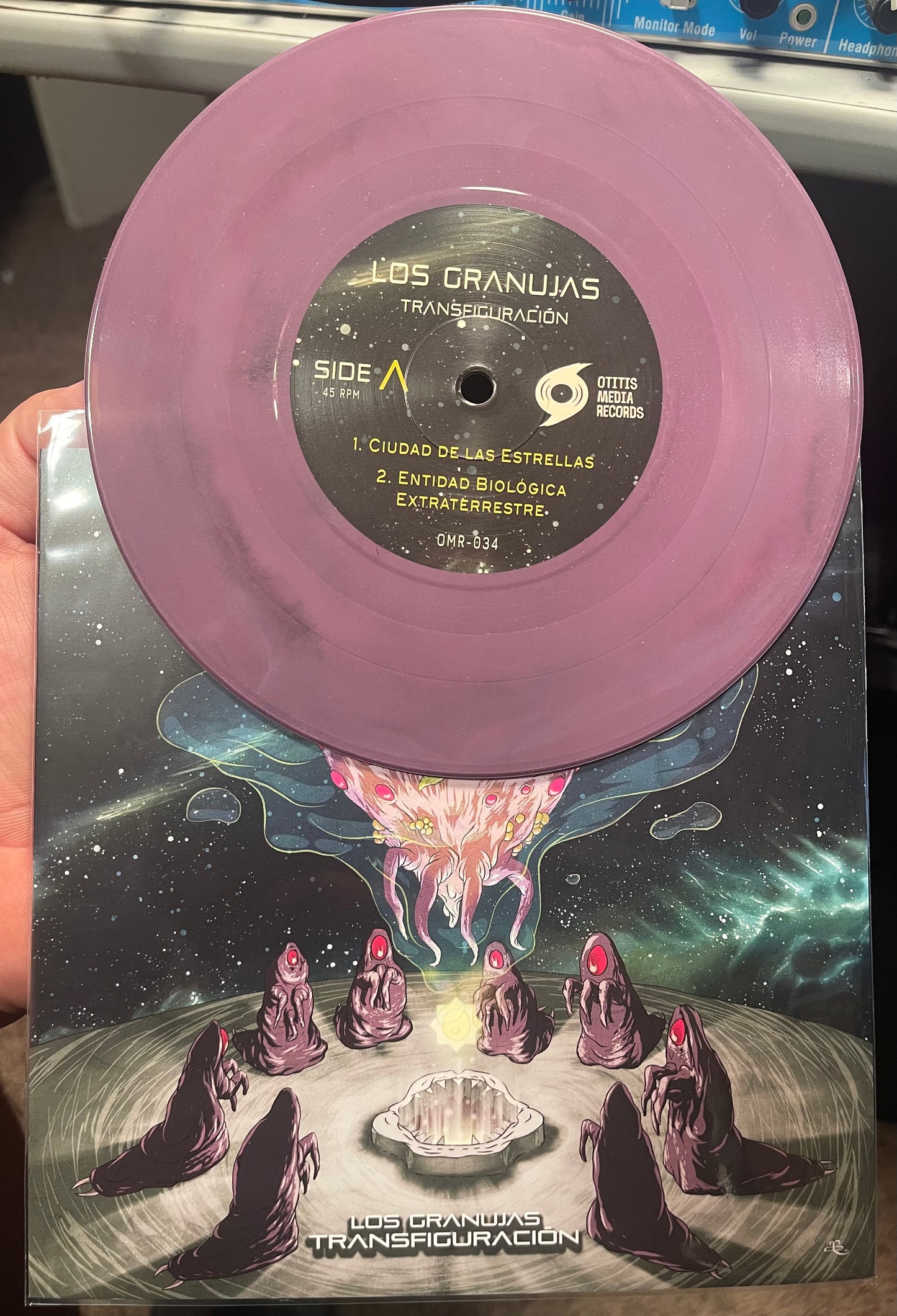 OMR-034 Los Granujas “Transfiguracion” 7 inch EP (Colored Vinyl)