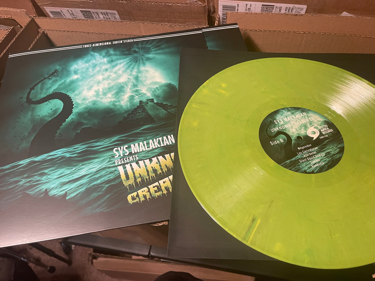 OMR-028 SYS MALAKIAN “Unknown Creatures” 12 inch Vinyl LP (Random Color)