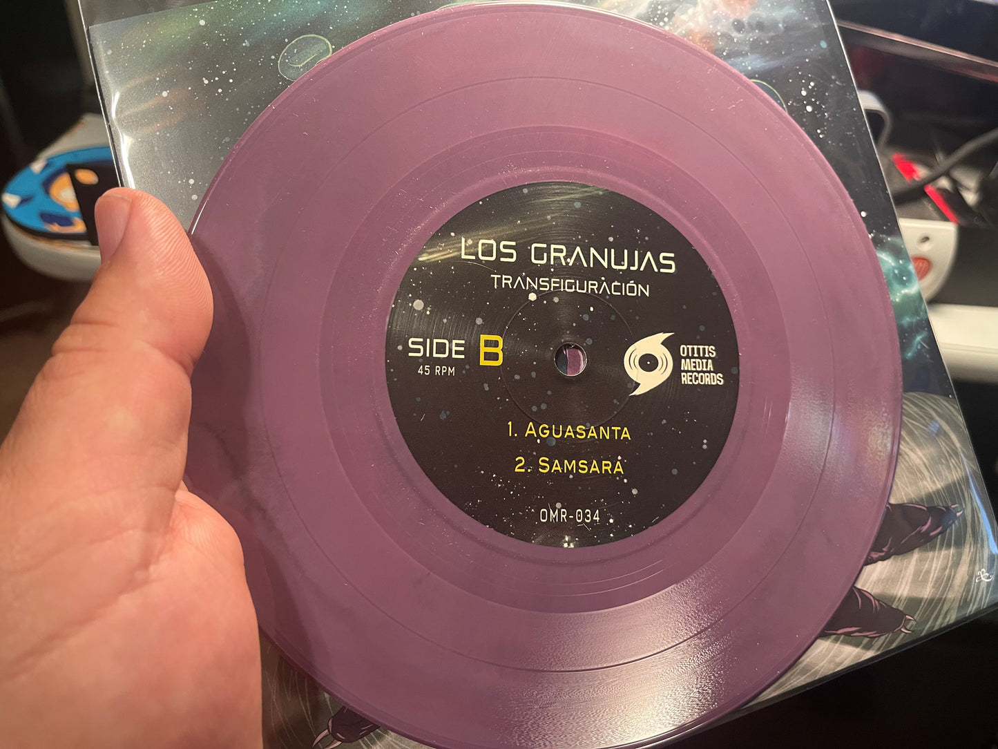 OMR-034 Los Granujas “Transfiguracion” 7 inch EP (Colored Vinyl)