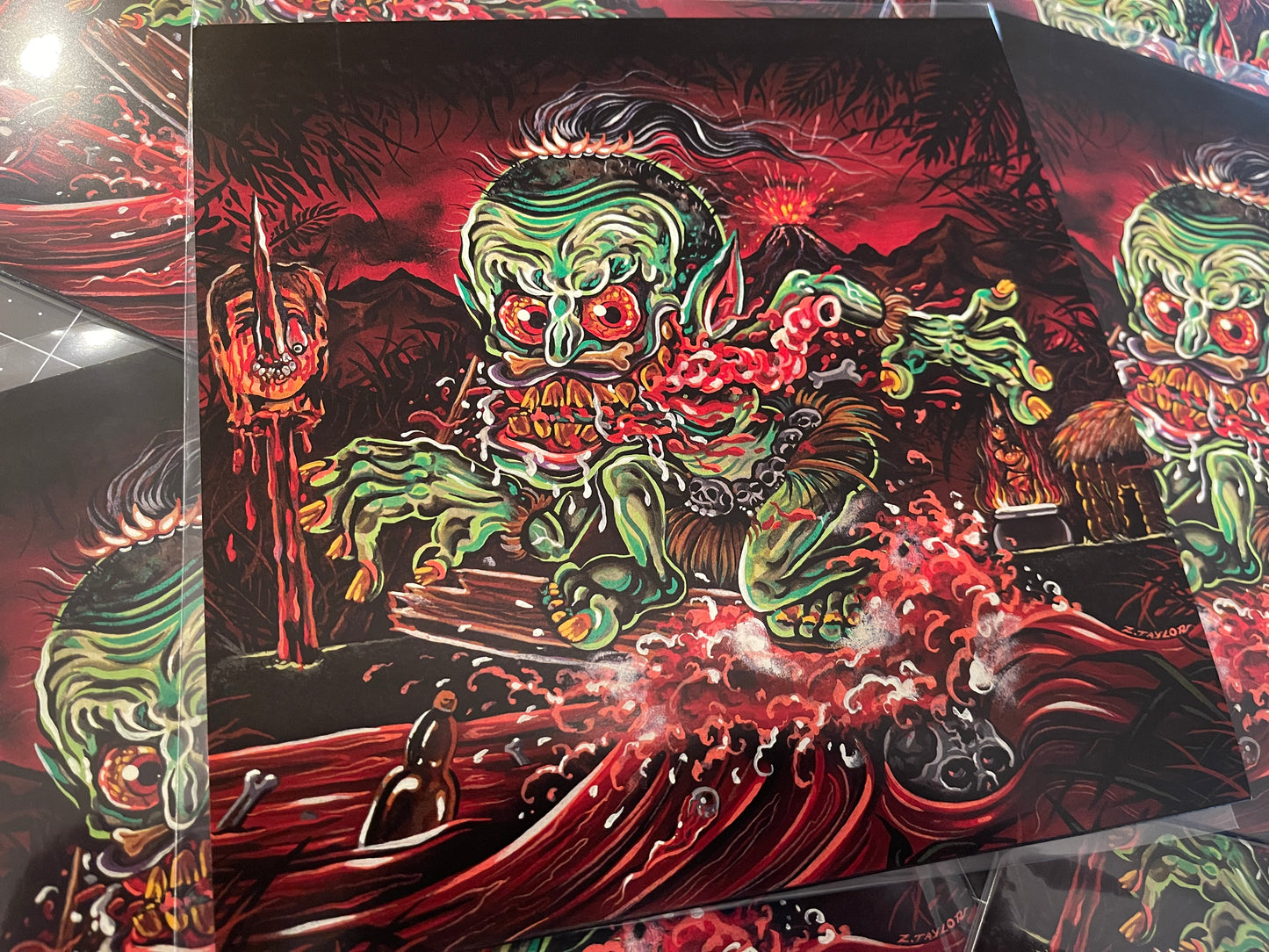 OMR-059 The Del Vipers “Cannibal Safari” 7 inch EP (Colored Vinyl”