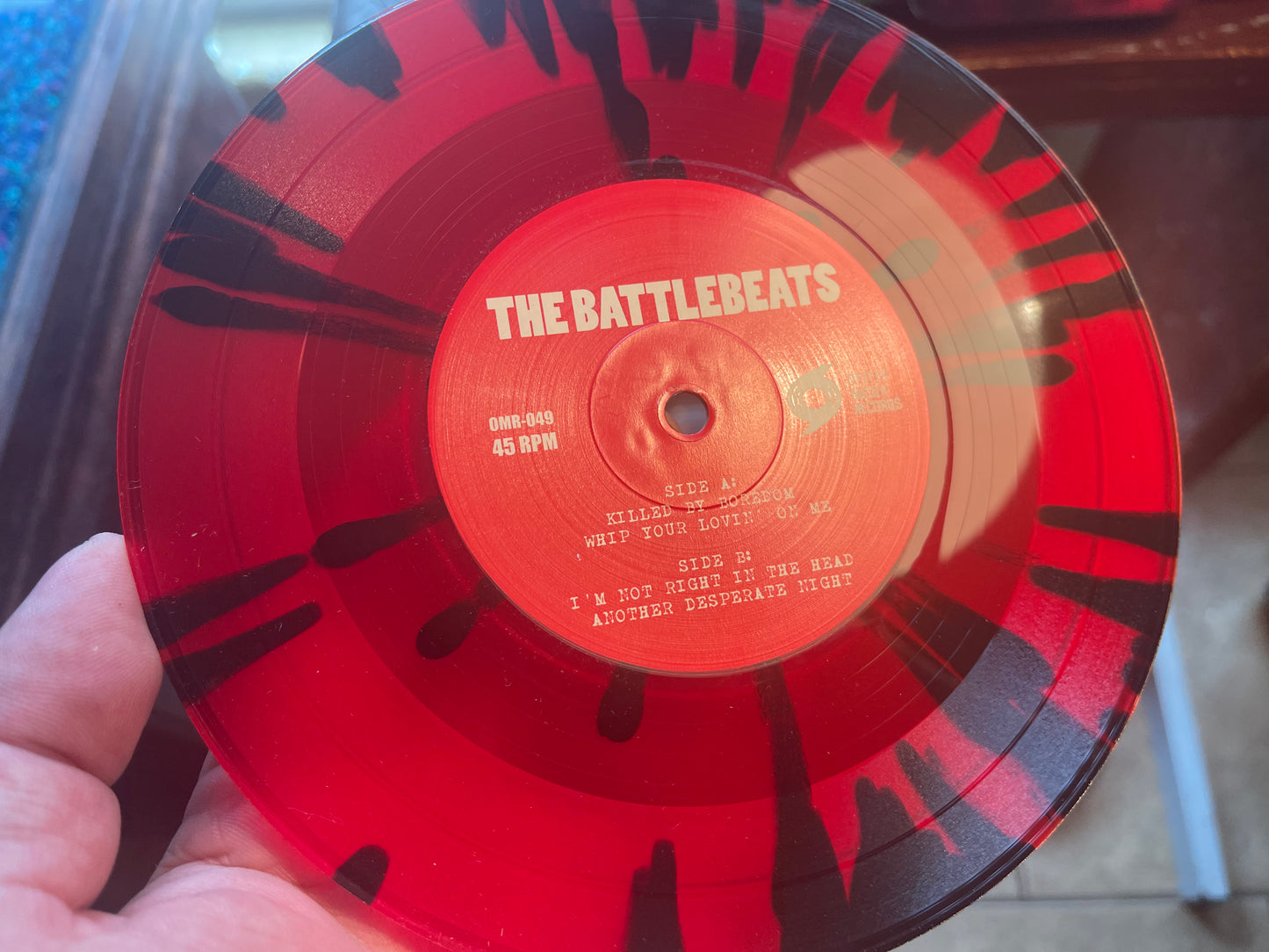 OMR-049 The Battlebeats “Killed By Boredom” 7 Inch Ep (Colored Vinyl)