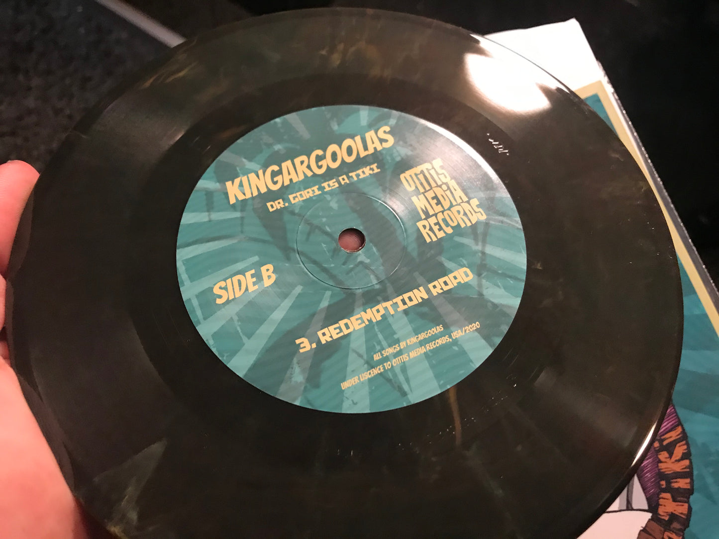 OMR-022 KINGARGOOLAS “Dr Gori is a Tiki” 7 inch Vinyl EP (Random Colored Vinyl)