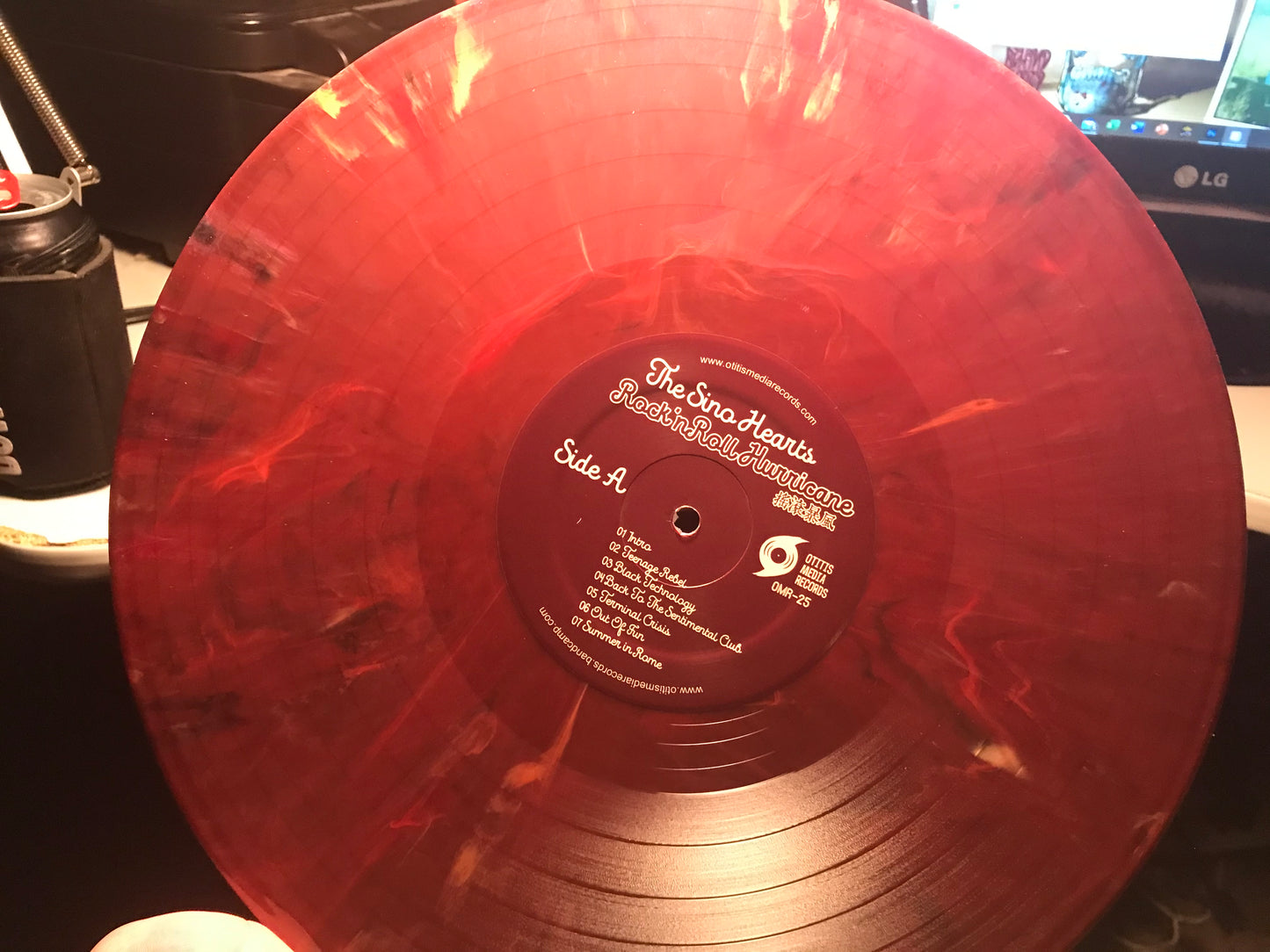 OMR-025 THE SINO HEARTS “Rock n’ Roll Hurricane” 12 inch Vinyl LP