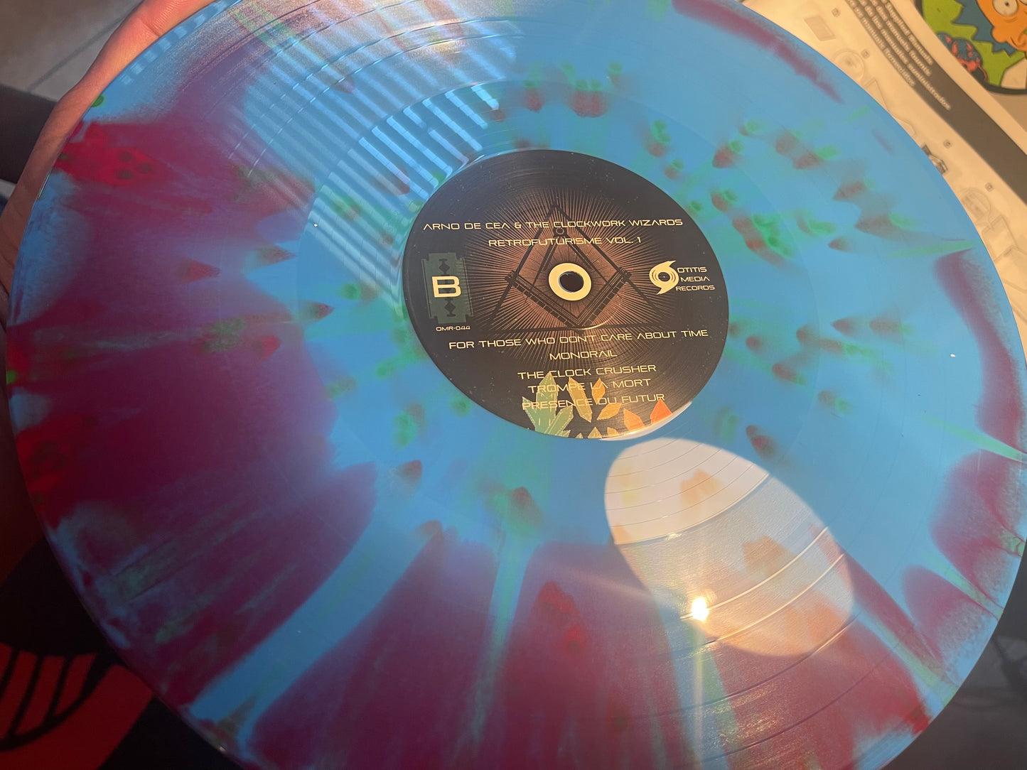 OMR-044 Arno De Cea & The Clockwork Wizards “Retrofuturisme Vol. 1” (Limited Ed. American Colored Vinyl Version)