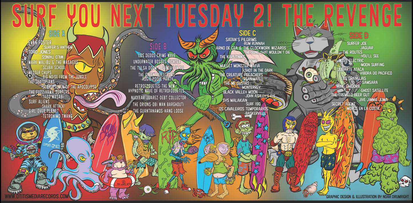 OMR-040 Surf You Next Tuesday 2! The Revenge (An OMR Compilation) DOUBLE LP