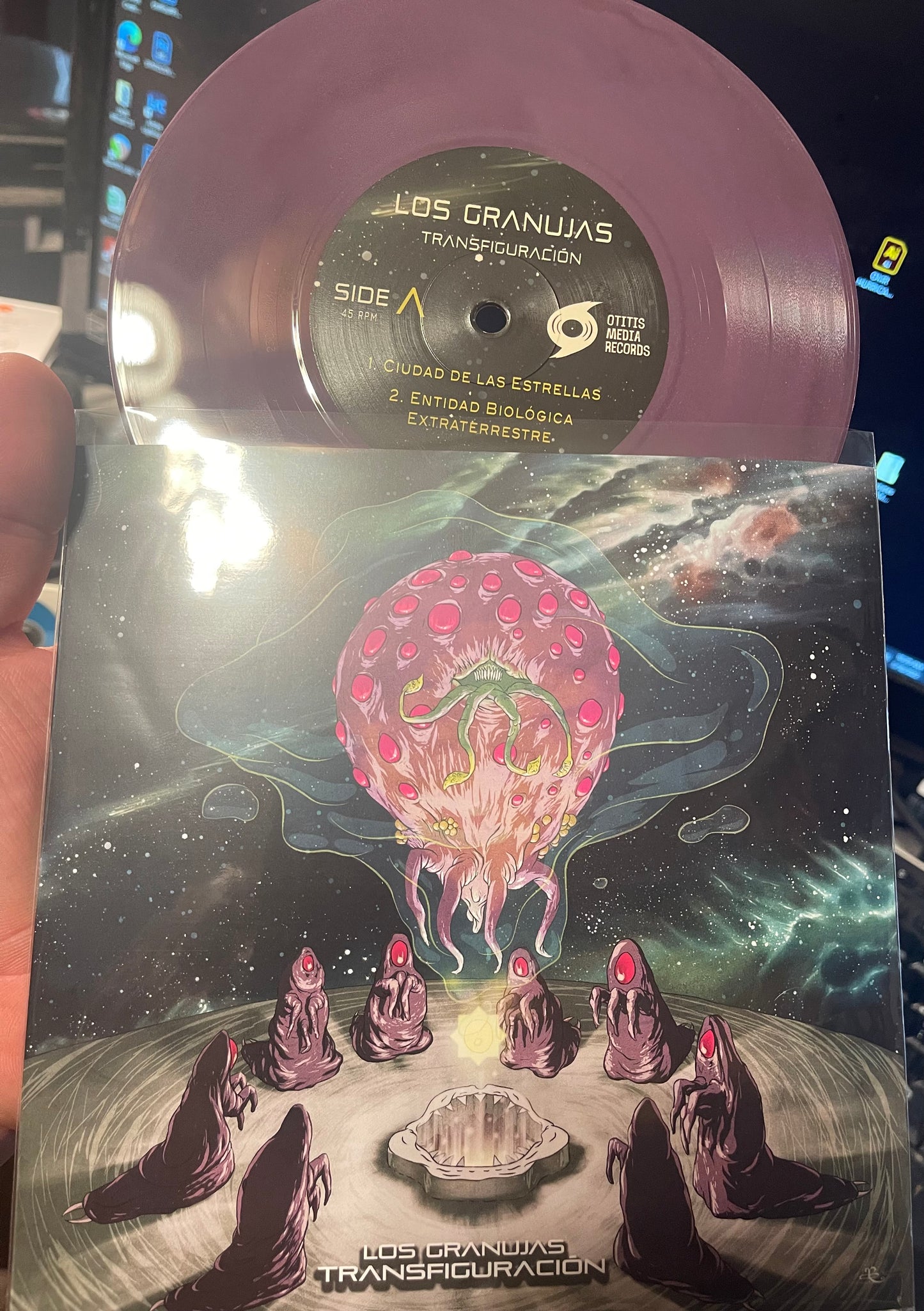 OMR-034 Los Granujas “Transfiguracion” 7 inch EP (Colored Vinyl)