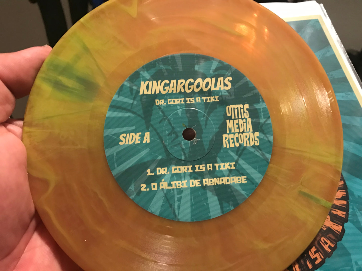OMR-022 KINGARGOOLAS “Dr Gori is a Tiki” 7 inch Vinyl EP (Random Colored Vinyl)