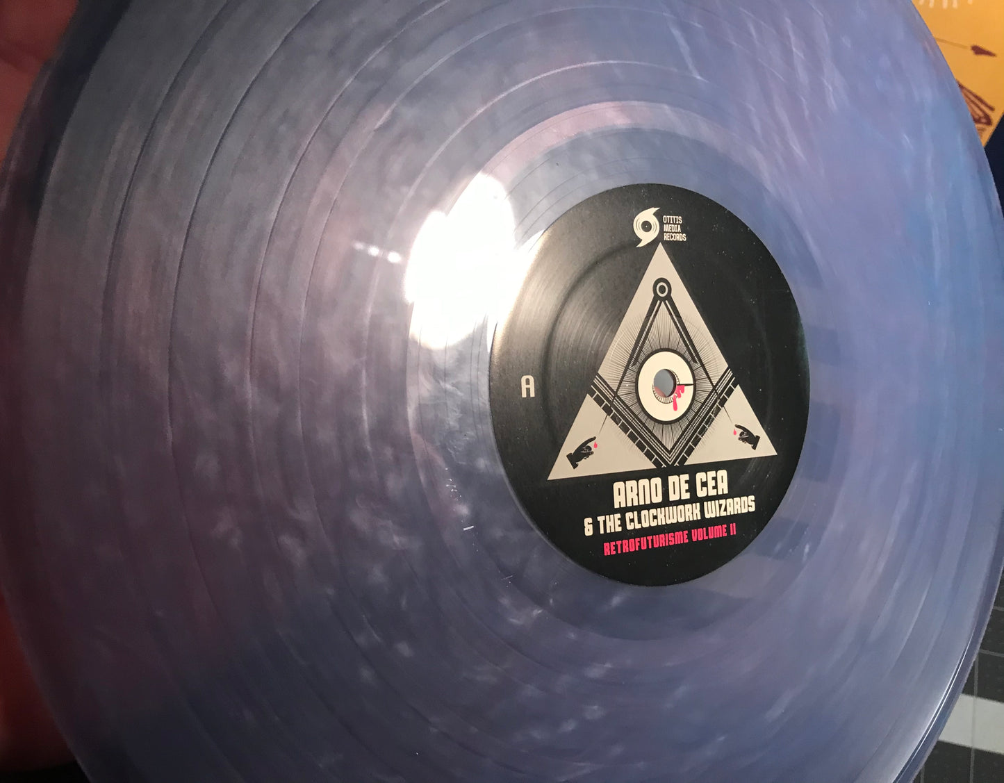 OMR-027 ARNO DE CEA & THE CLOCKWORK WIZARDS “Retrofuturisme Vol. 2” 12 inch Vinyl LP (Random Color Vinyl)