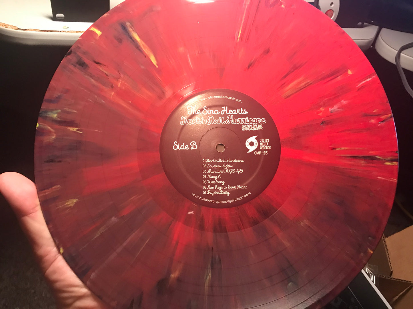 OMR-025 THE SINO HEARTS “Rock n’ Roll Hurricane” 12 inch Vinyl LP