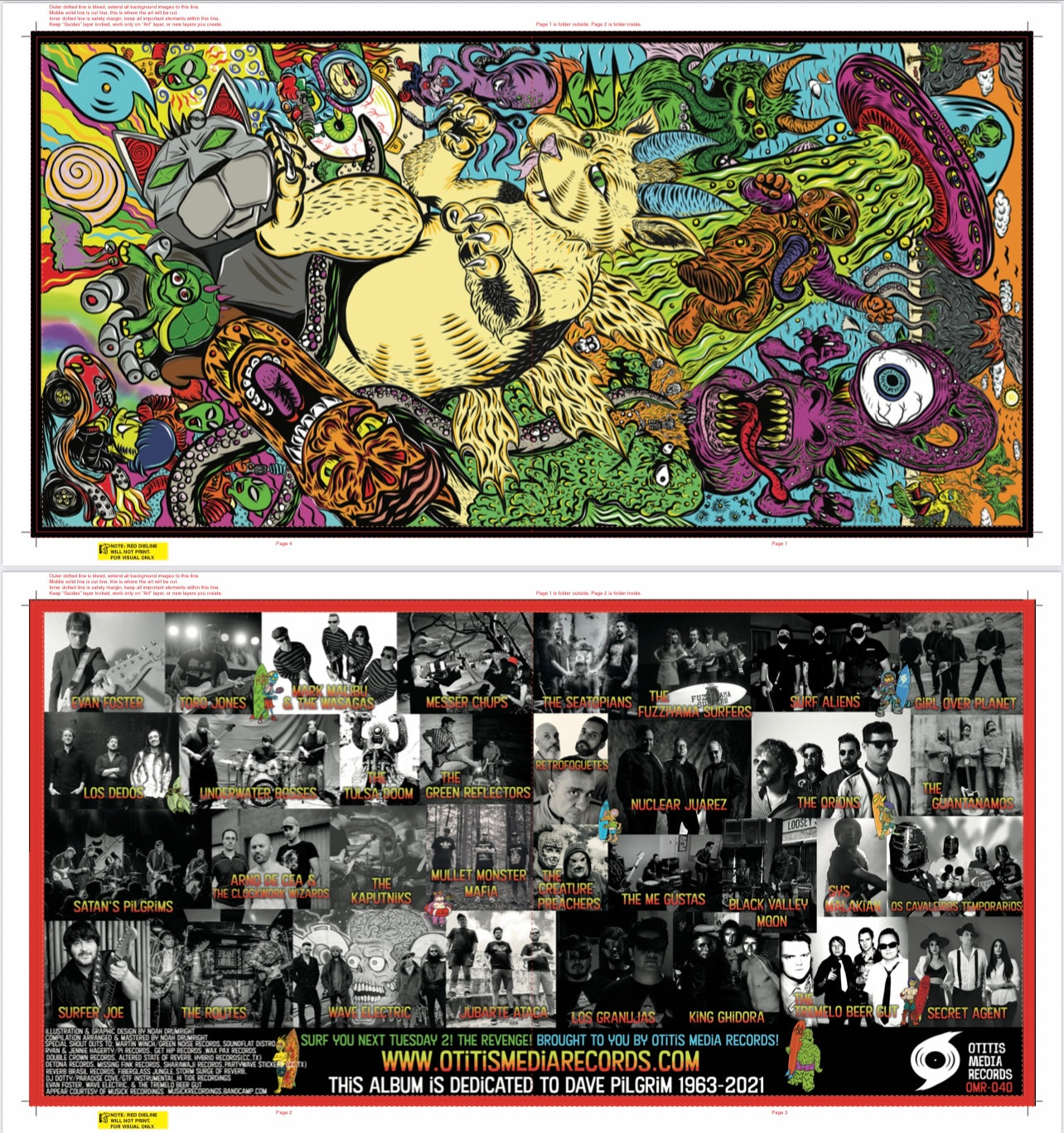 OMR-040 Surf You Next Tuesday 2! The Revenge (An OMR Compilation) DOUBLE LP