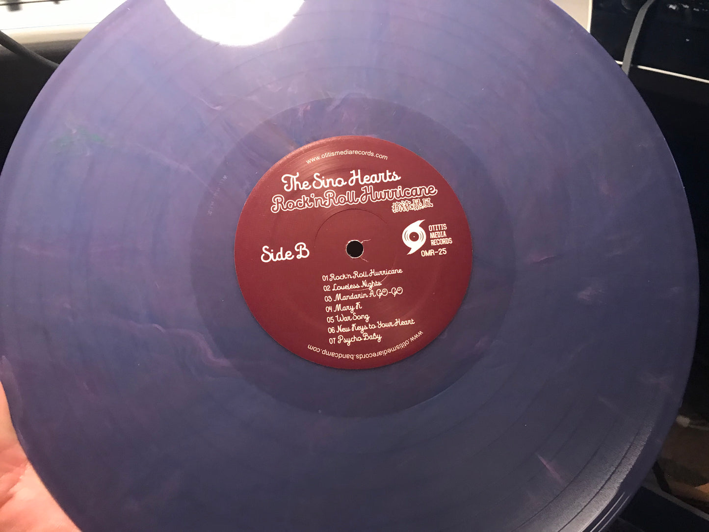 OMR-025 THE SINO HEARTS “Rock n’ Roll Hurricane” 12 inch Vinyl LP