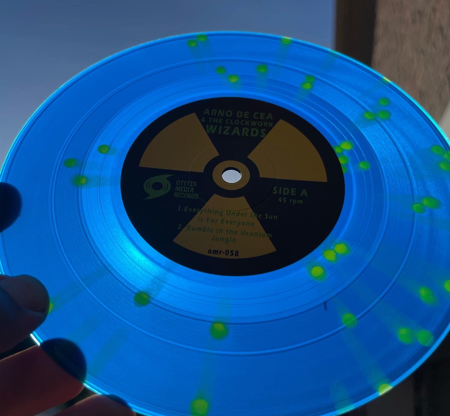 OMR-058 Arno De Cea & The Clockwork Wizards “Rumble in the Uranium Jungle” 7” EP