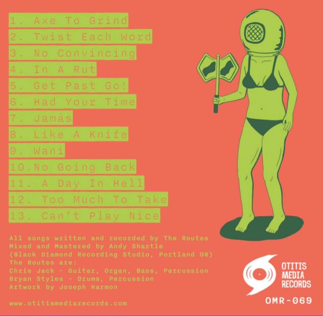 OMR-069 The Routes “Get Past Go!” LP (Colored Vinyl/CD)