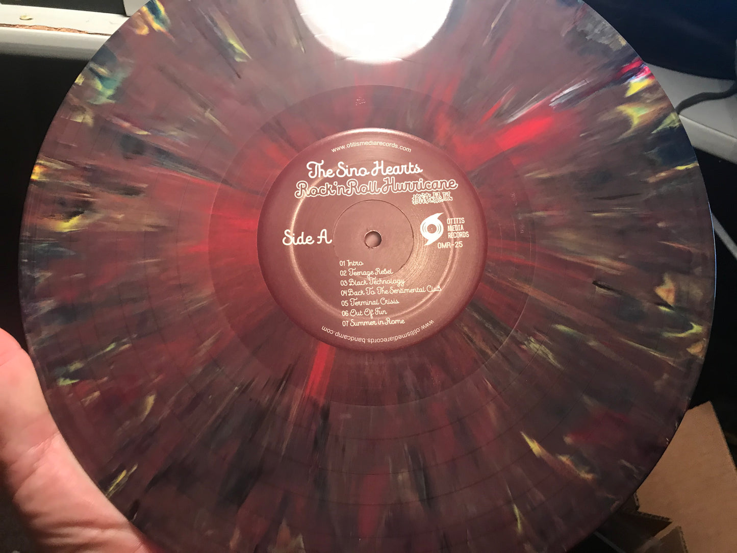 OMR-025 THE SINO HEARTS “Rock n’ Roll Hurricane” 12 inch Vinyl LP
