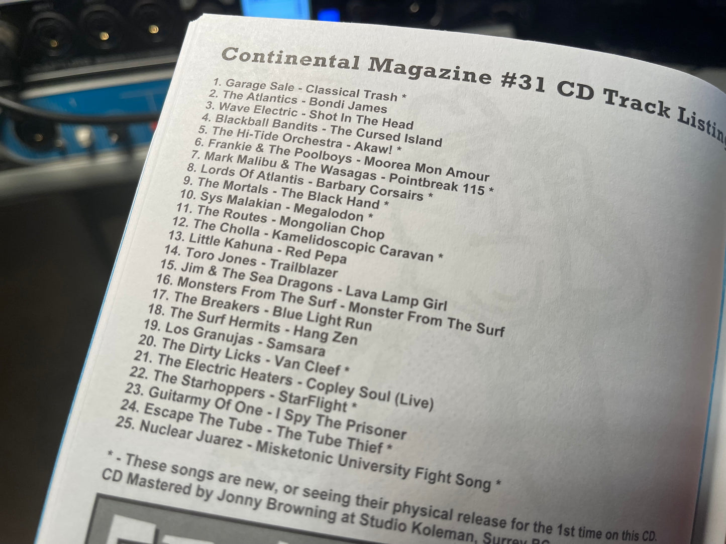 OMRDST-031 The Continental Magazine Issue #31