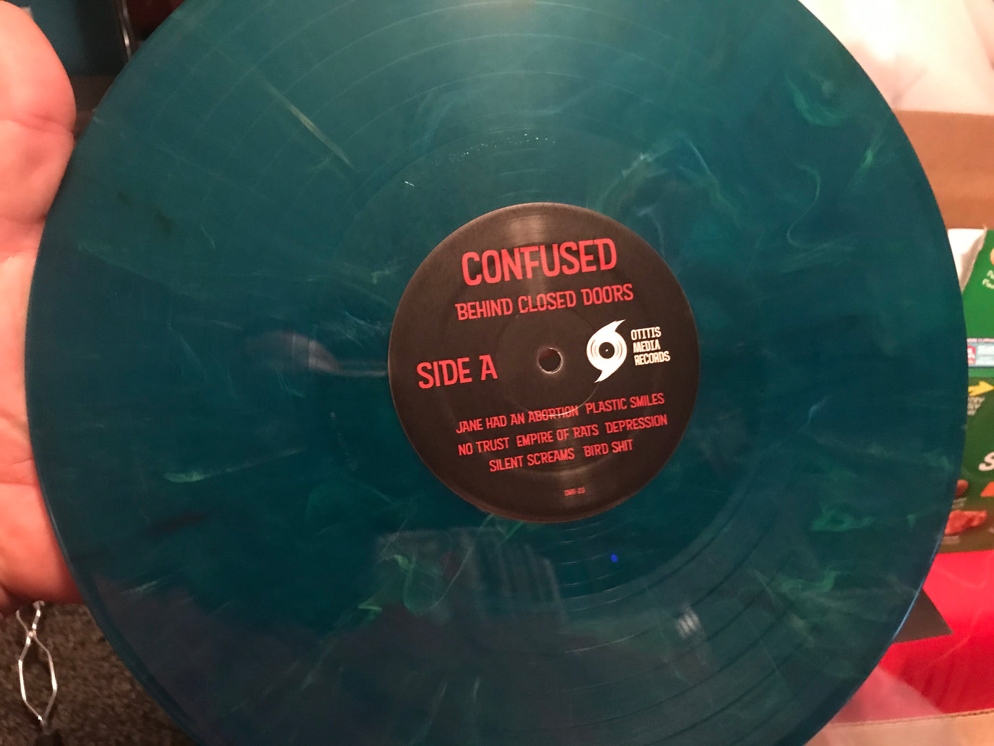OMR-023 CONFUSED “Behind Closed Doors” 12 inch Vinyl (Random Colored)