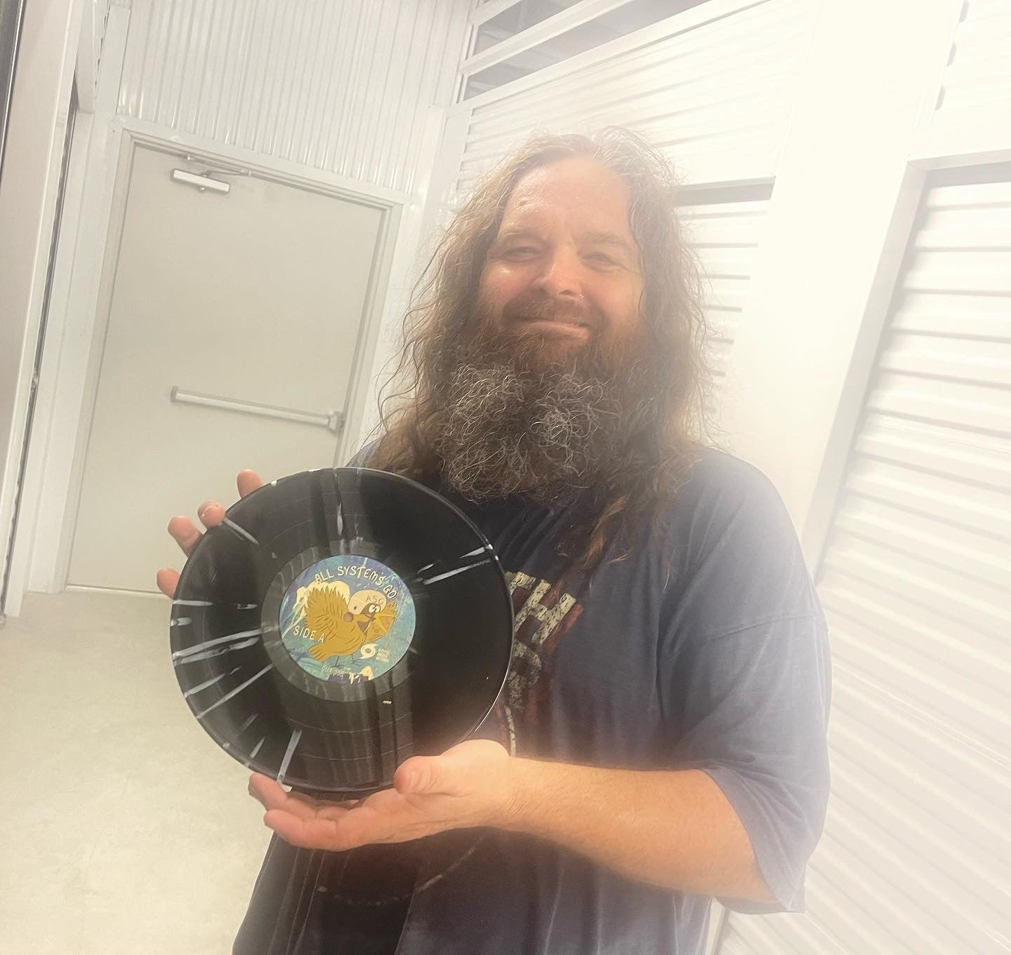 OMR-055 All Systems Go “The Waiting Room” 10” Vinyl (Black w/White Splatter)