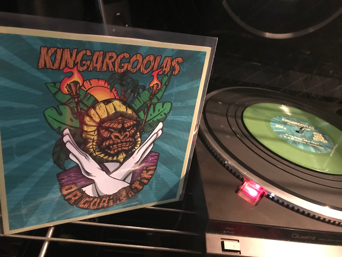 OMR-022 KINGARGOOLAS “Dr Gori is a Tiki” 7 inch Vinyl EP (Random Colored Vinyl)