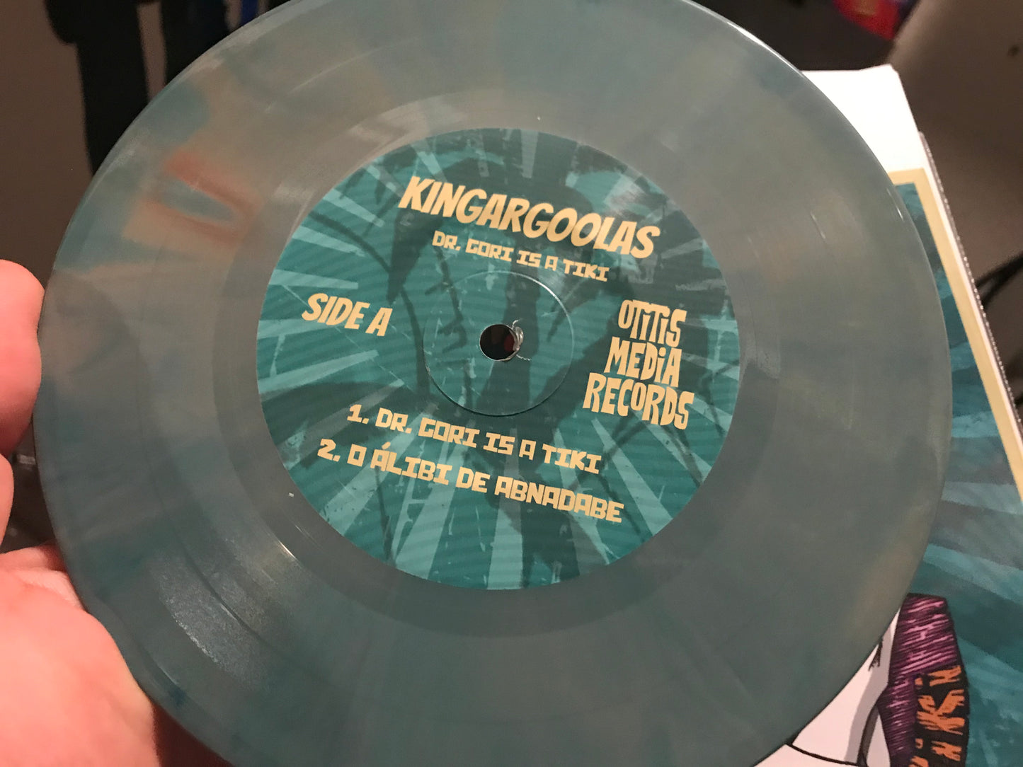 OMR-022 KINGARGOOLAS “Dr Gori is a Tiki” 7 inch Vinyl EP (Random Colored Vinyl)