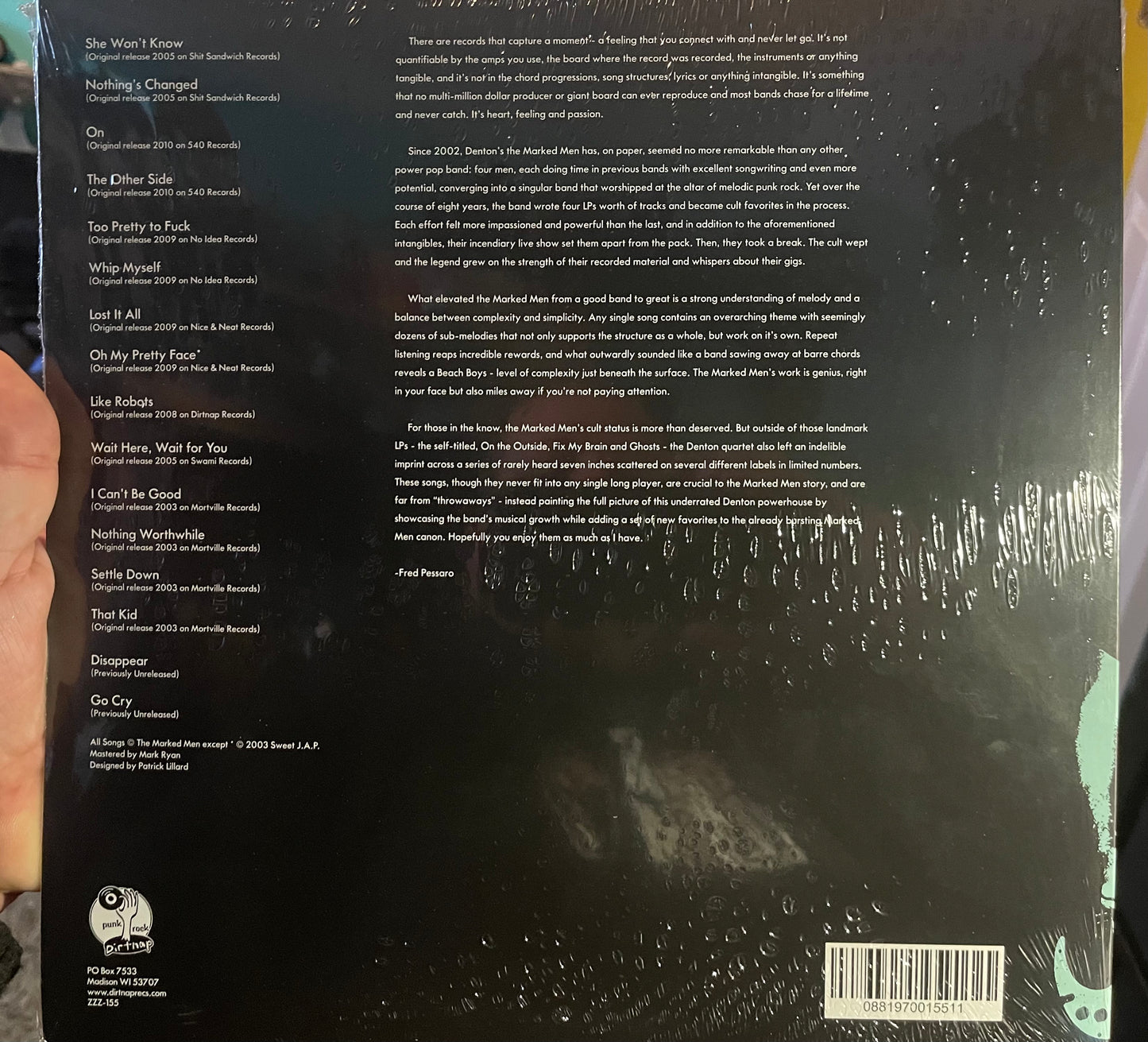 OMRDST-016 The Marked Men “On The Other Side” 12 inch LP