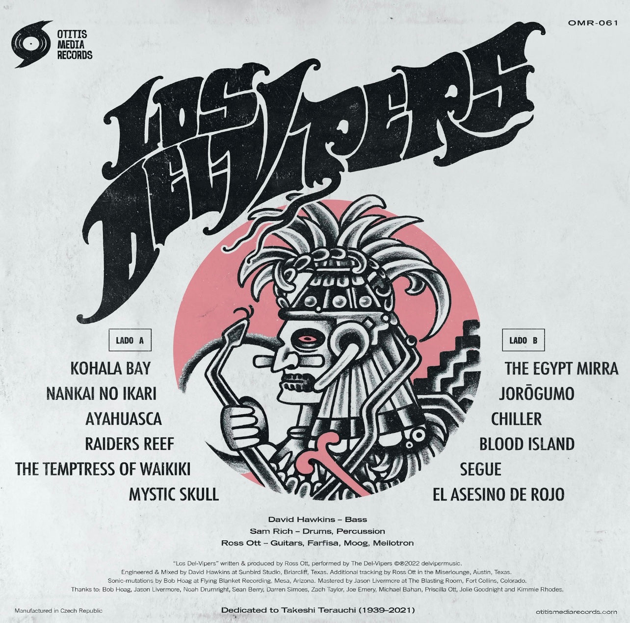 OMR-061 The Del Vipers “Los Del Vipers” LP (180 GM Vinyl)