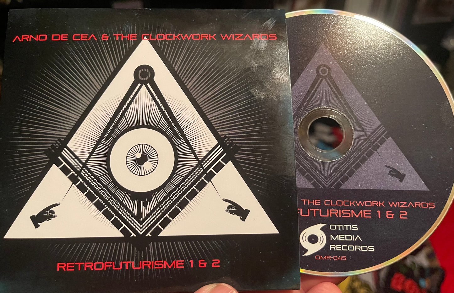OMR-045 Arno De Cea & The Clockwork Wizards "Retrofuturisme 1 & 2" CD