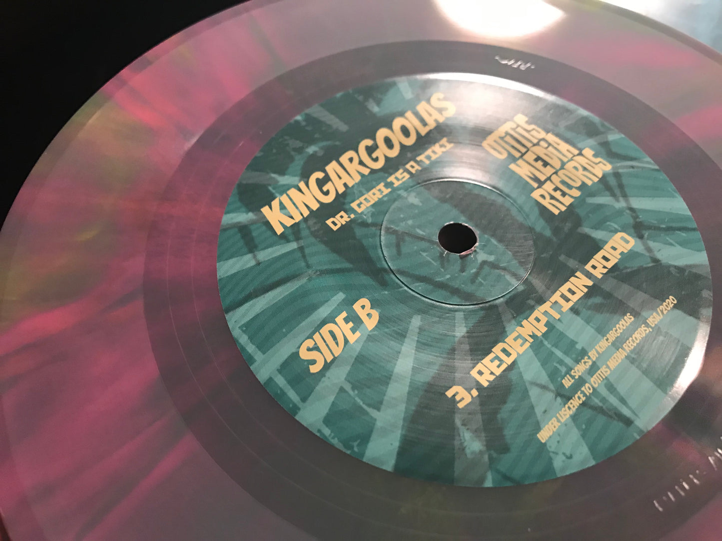 OMR-022 KINGARGOOLAS “Dr Gori is a Tiki” 7 inch Vinyl EP (Random Colored Vinyl)