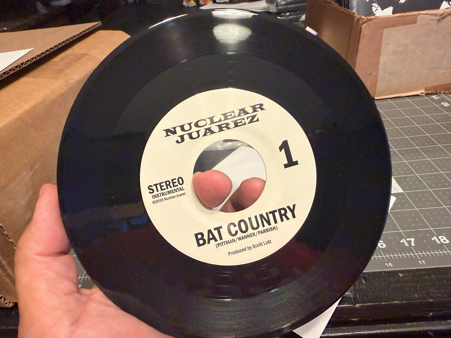 OMRDST-013 Nuclear Juarez “Bat Country b/w Sunset Ride” 7 inch Vinyl