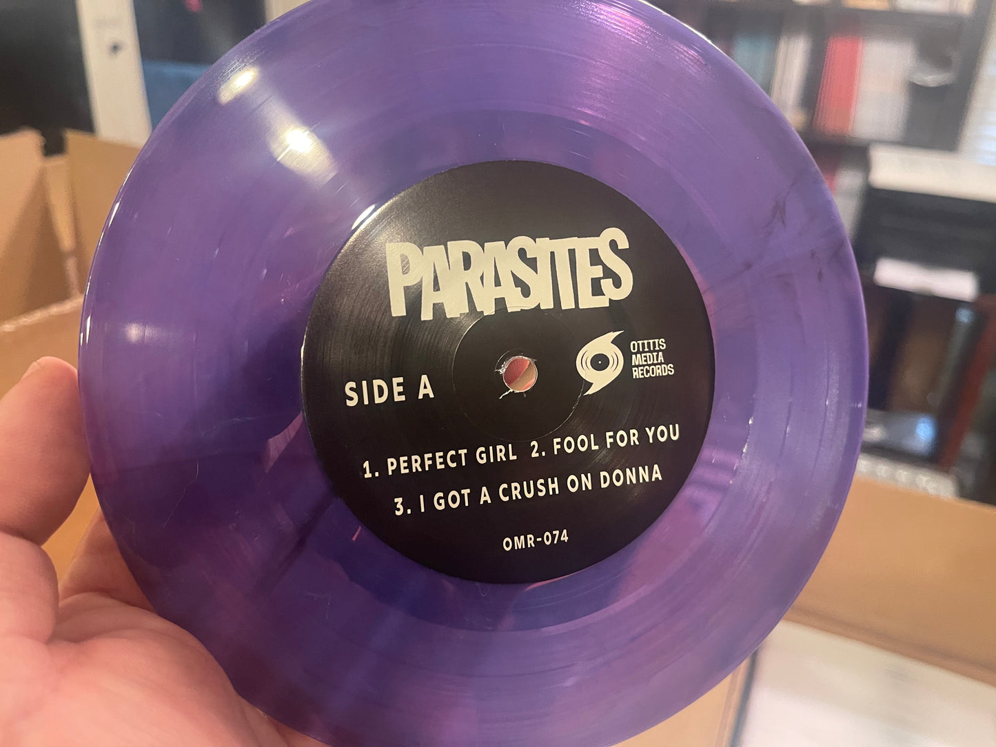 OMR-074 PARASITES “EP-onymous” 7 inch Vinyl (Colored)Pre-Order!!!