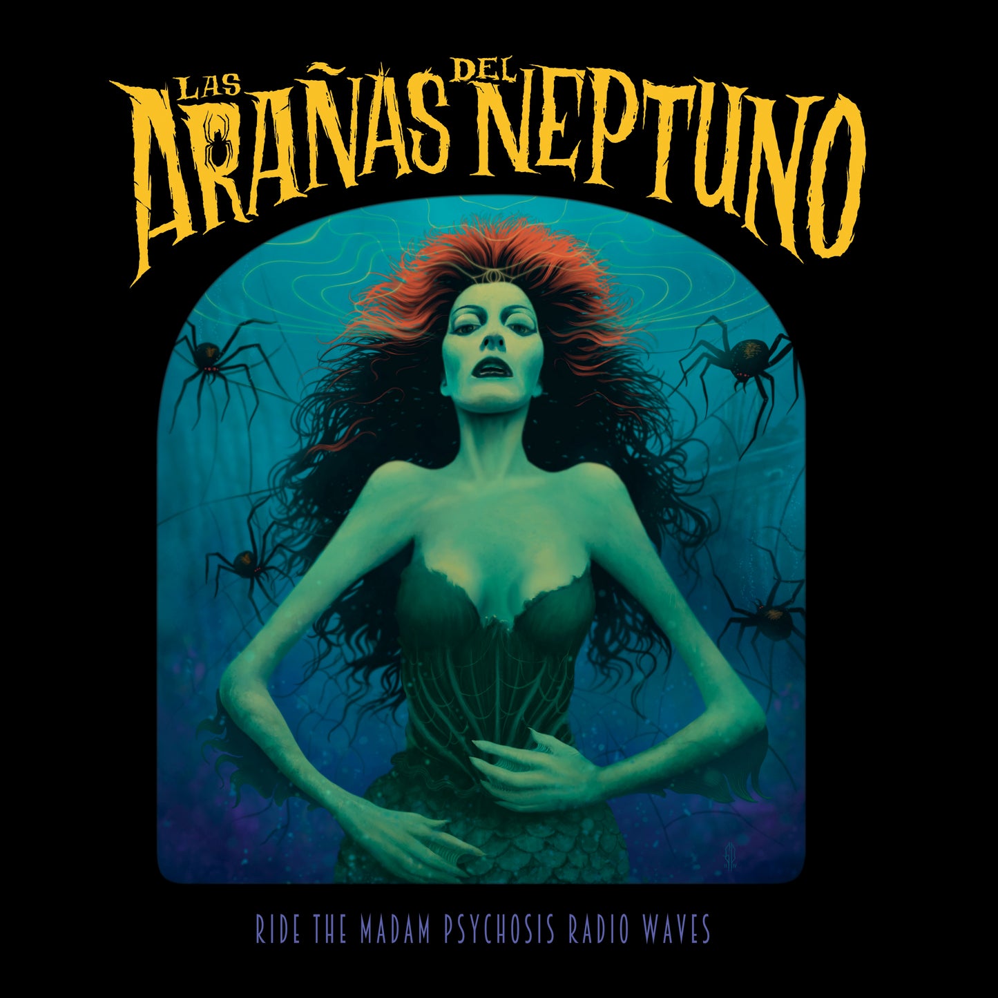 OMR-116 Las Aranas Del Neptuno “Ride The Madam Psychosis Radio Waves” CD (Available Now)