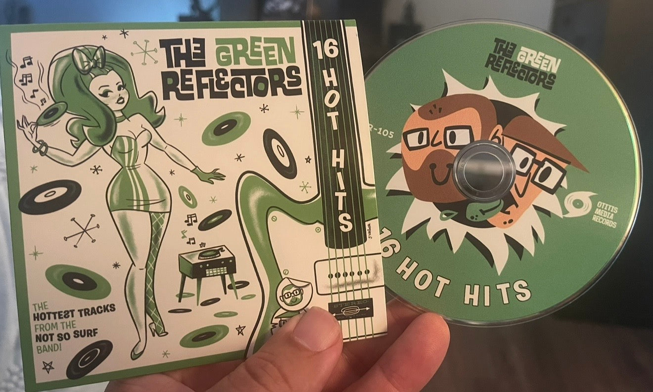 OMR-105 The Green Reflectors “16 Hot Hits” CD