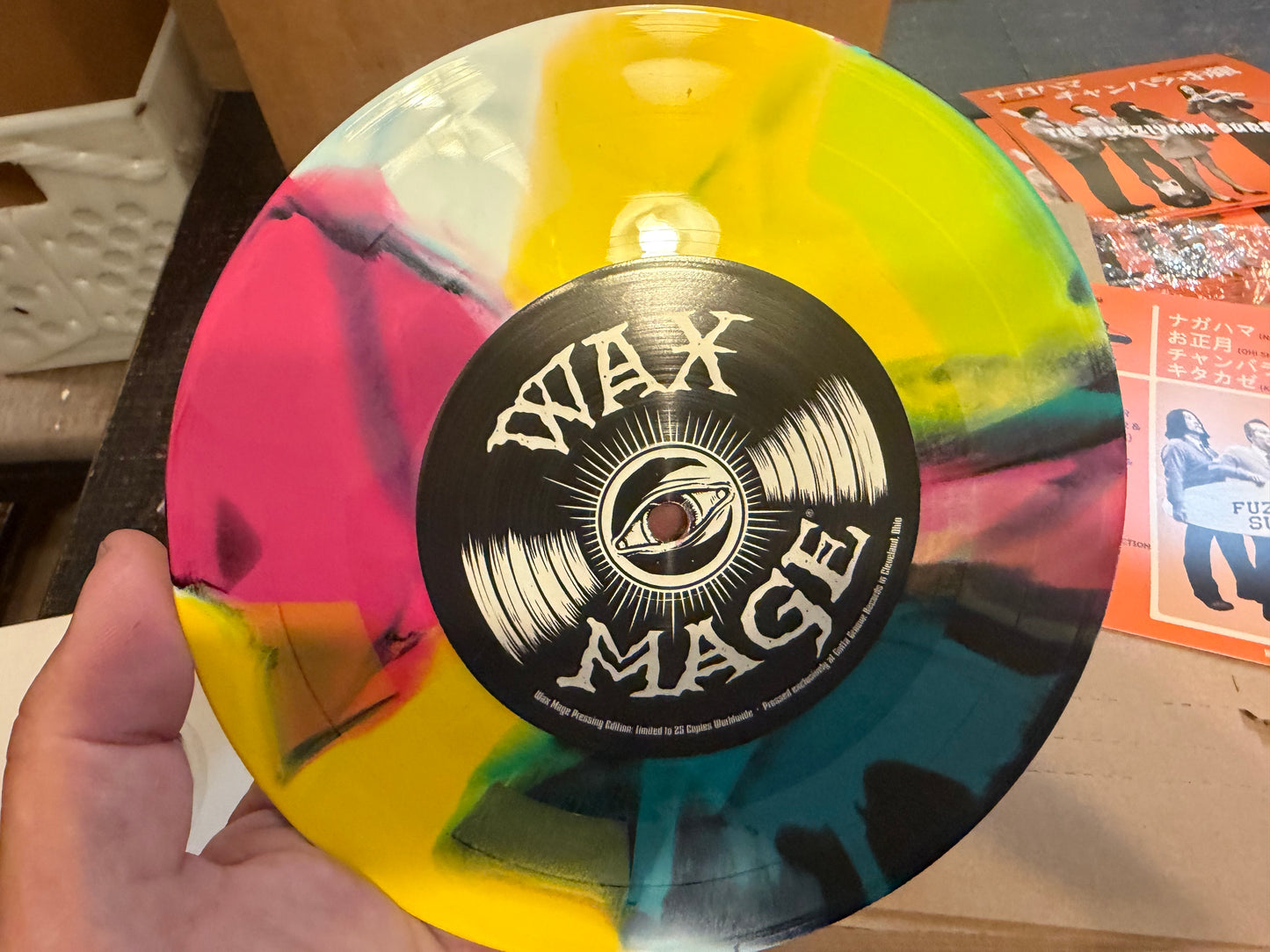 OMR-100 The Fuzziyama Surfers “4 Song EP” 7 inch VINYL (Random Colored)