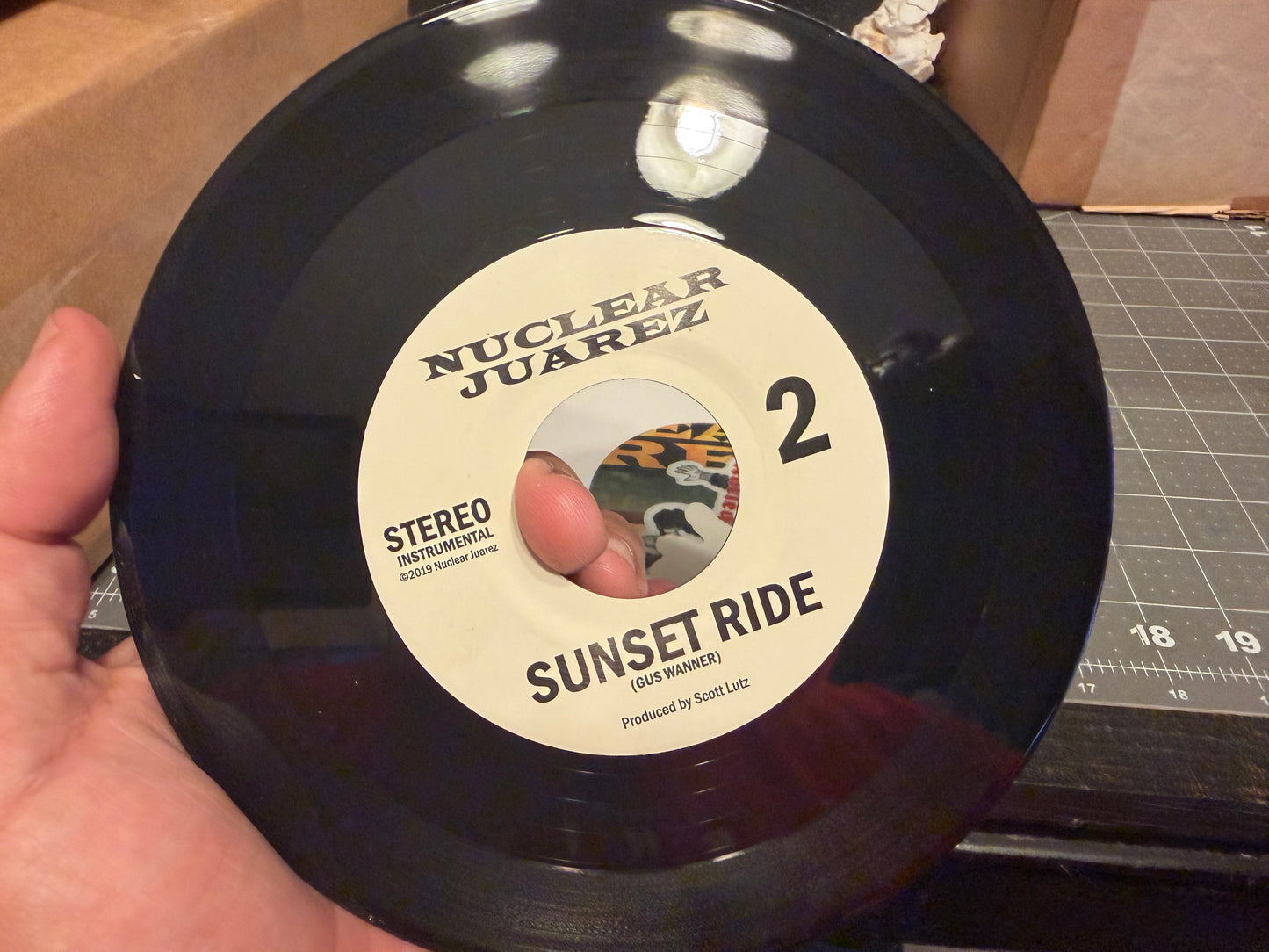 OMRDST-013 Nuclear Juarez “Bat Country b/w Sunset Ride” 7 inch Vinyl