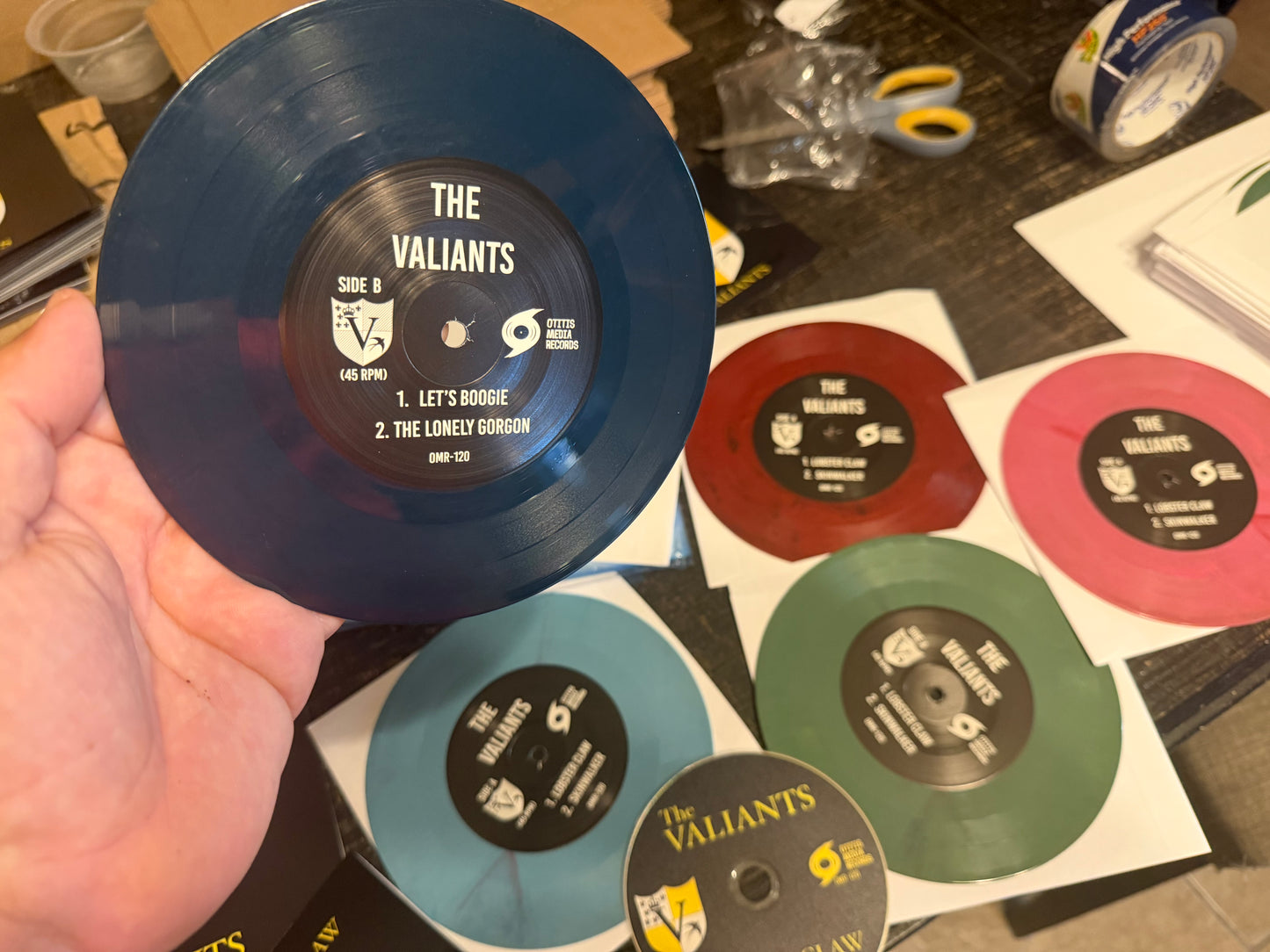 OMR-120 THE VALIANTS “Lobster Claw” EP 7” Vinyl/CD
