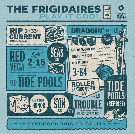 OMR-083 The Frigidaires “Play It Cool” CD/Random Color Vinyl/Wax Mage