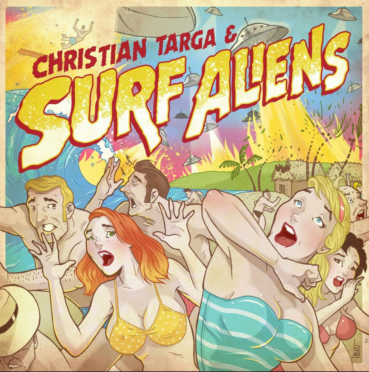 OMR-005 CHRISTIAN TARGA & THE SURF ALIENS (CD/EP, 7 inch Vinyl-Colored)