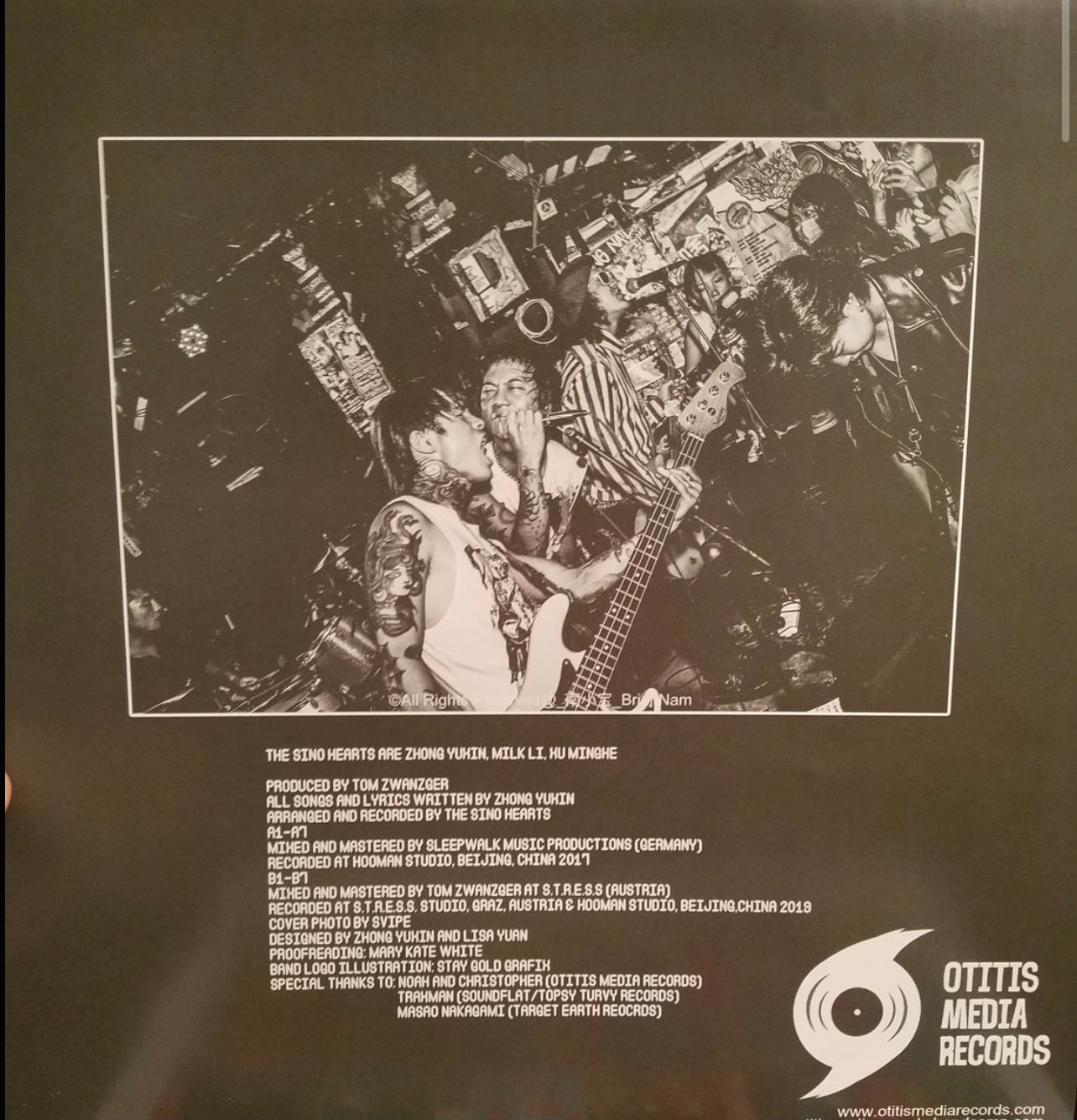 OMR-025 THE SINO HEARTS “Rock n’ Roll Hurricane” 12 inch Vinyl LP