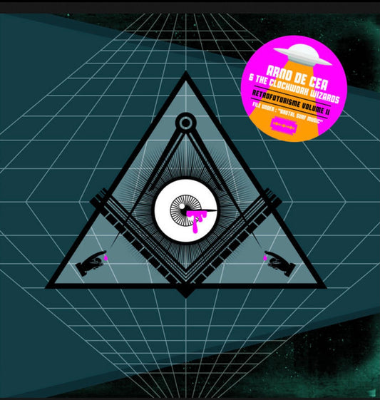 OMR-027 ARNO DE CEA & THE CLOCKWORK WIZARDS “Retrofuturisme Vol. 2” 12 inch Vinyl LP (Random Color Vinyl)